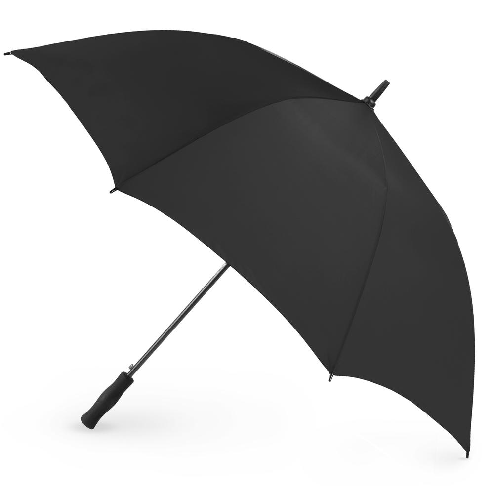 Totes Auto Open Golf Stick Umbrella - Black