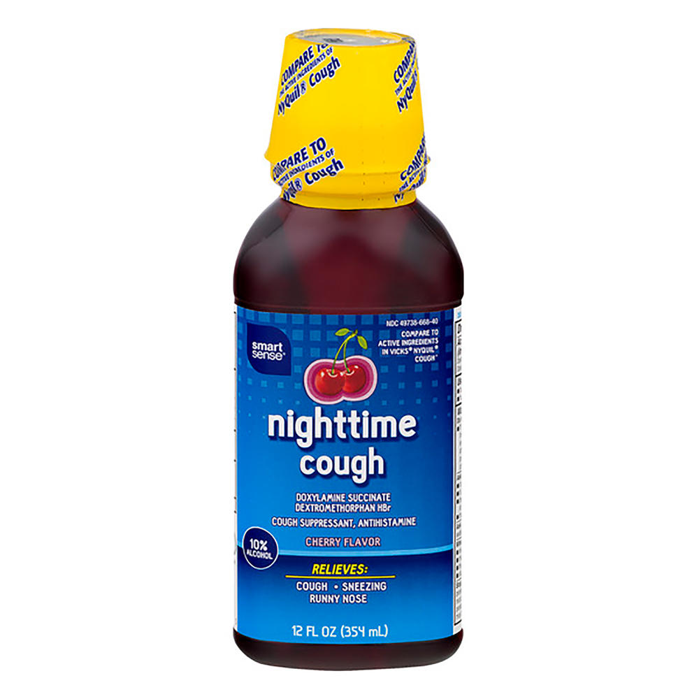 Nighttime Cough Reliever Liquid, 12 Fl. Oz.