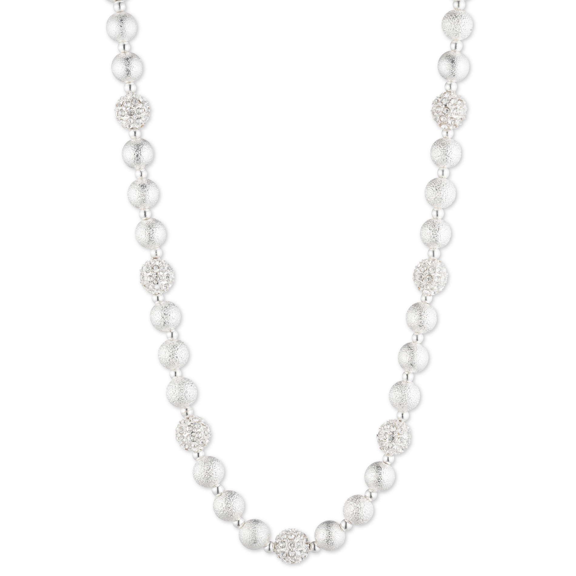 Gloria Vanderbilt Women&#8217;s Textured Bead Necklace