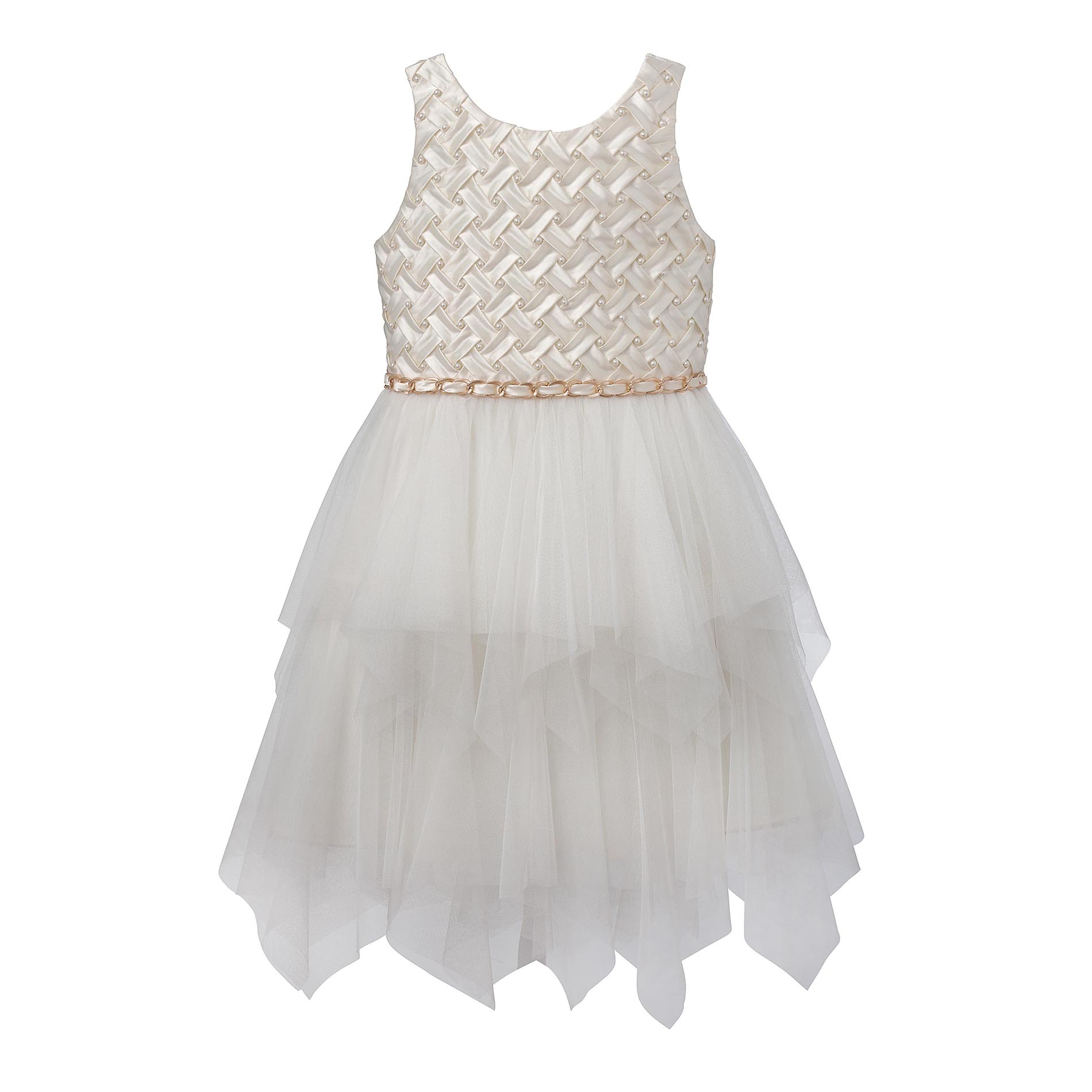 American Princess Girls&#8217; Tiered Sleeveless Dress
