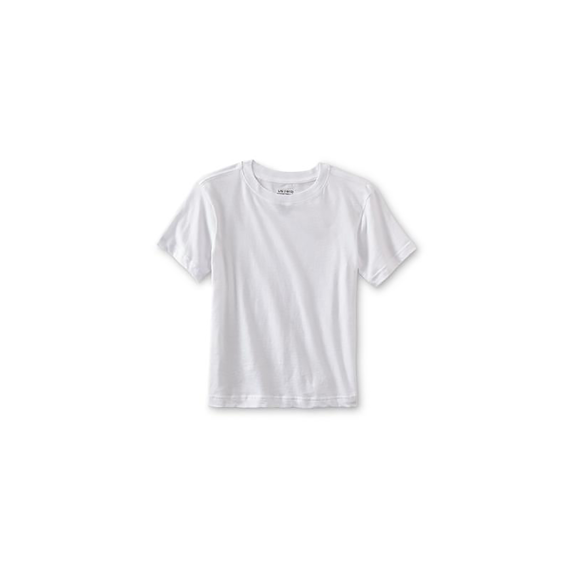 Boys' 4-Pack Crew Neck T-Shirts, White Boys' 4-Pack Crew Neck T-Shirts, White