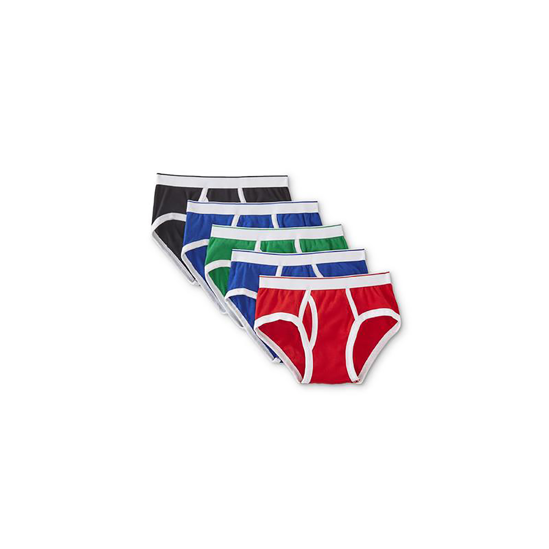 Boys' 5-Pack Briefs, Size: XS, Multi-color Boys' 5-Pack Briefs, Size: XS, Multi-color