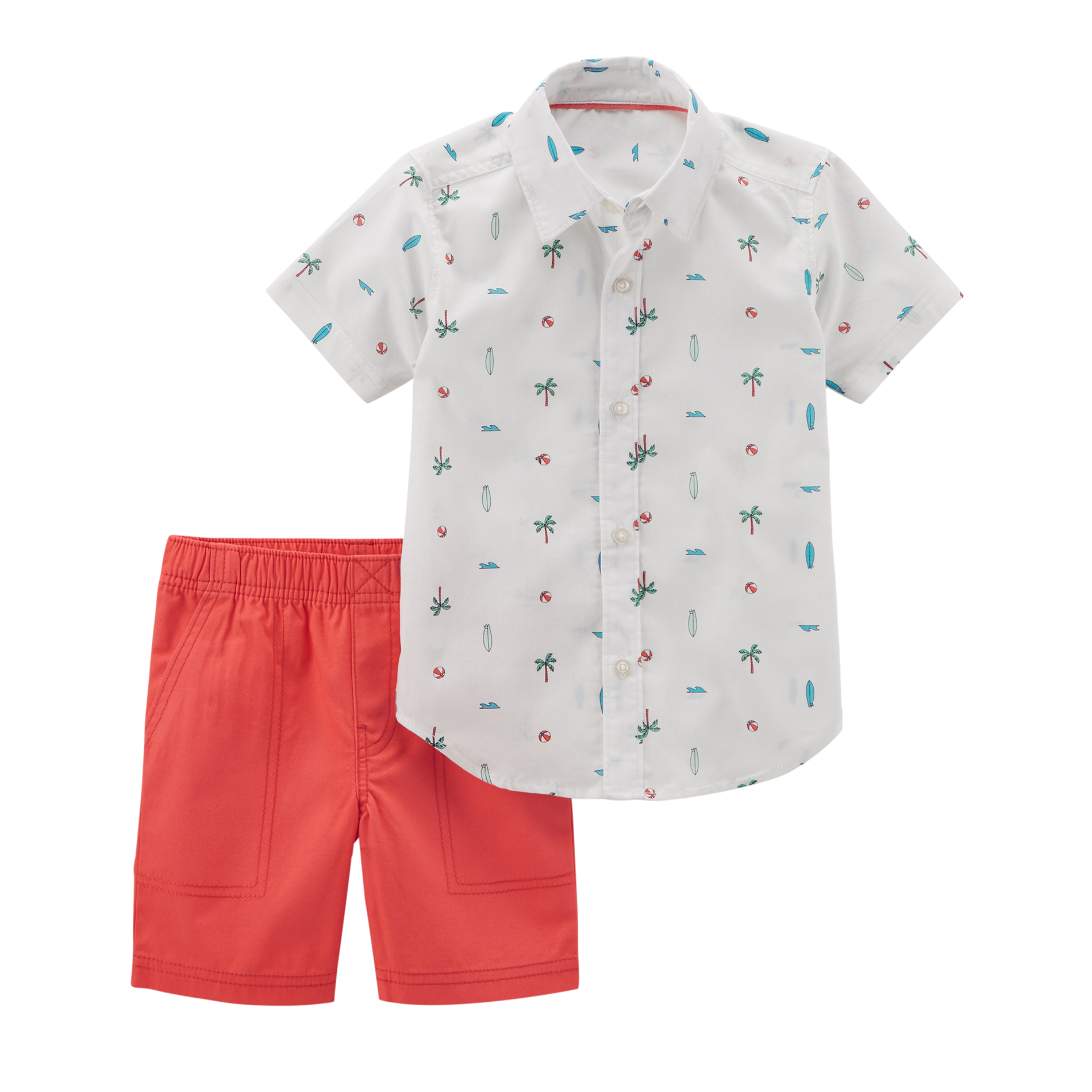 Carter's Infant  Boys&#8217; Shirt & Shorts Set - Printed