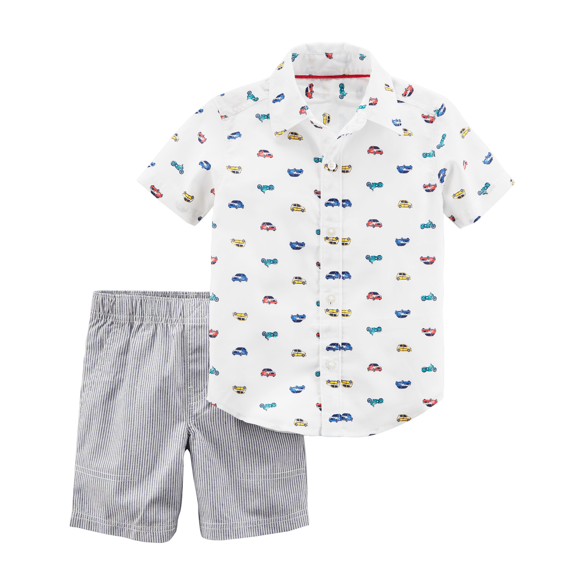 Carter's Infant Boys&#8217; Shirt & Shorts Set - Cars