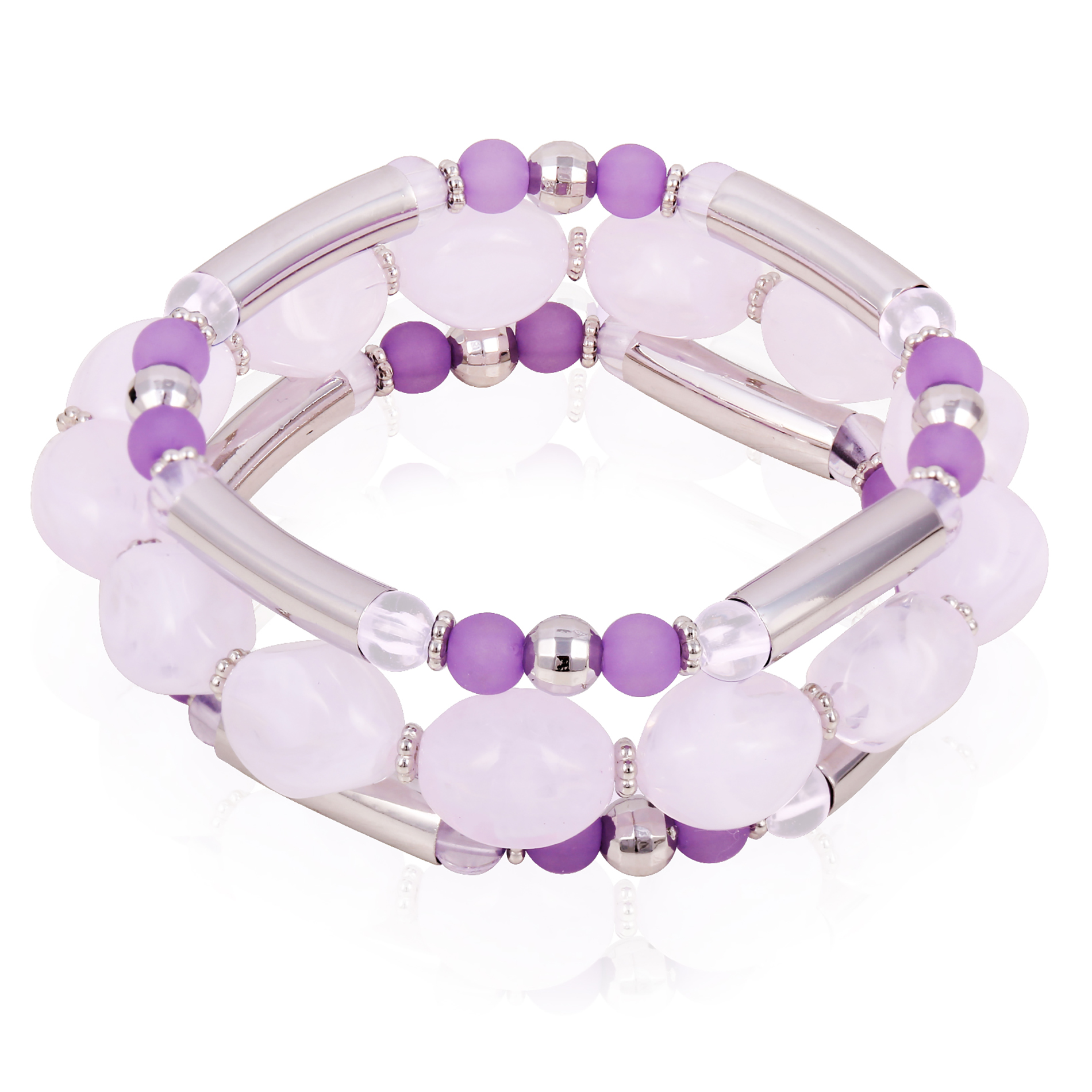 Embellished 3Pc. Stretch Bracelet