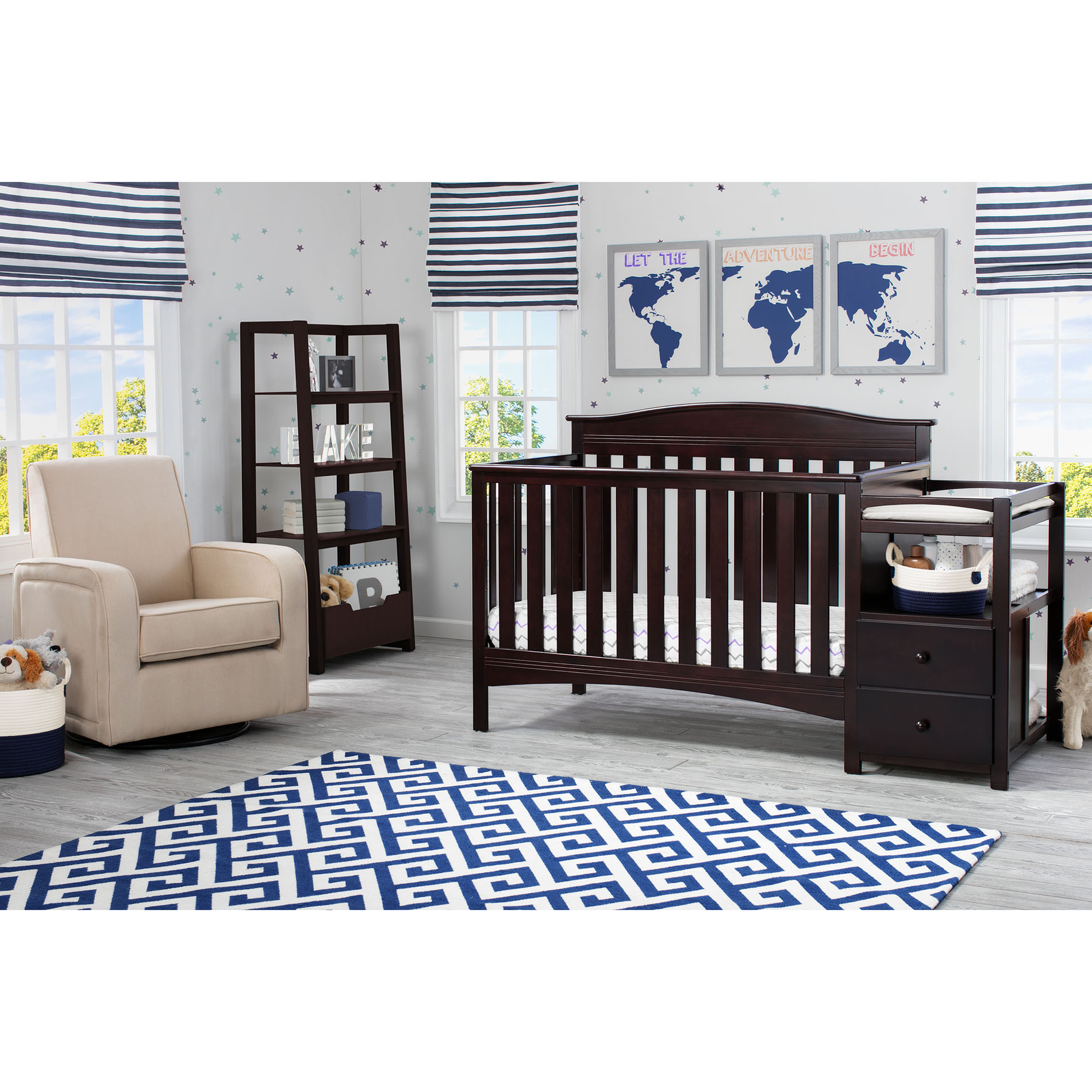 delta children birkley convertible crib n changer
