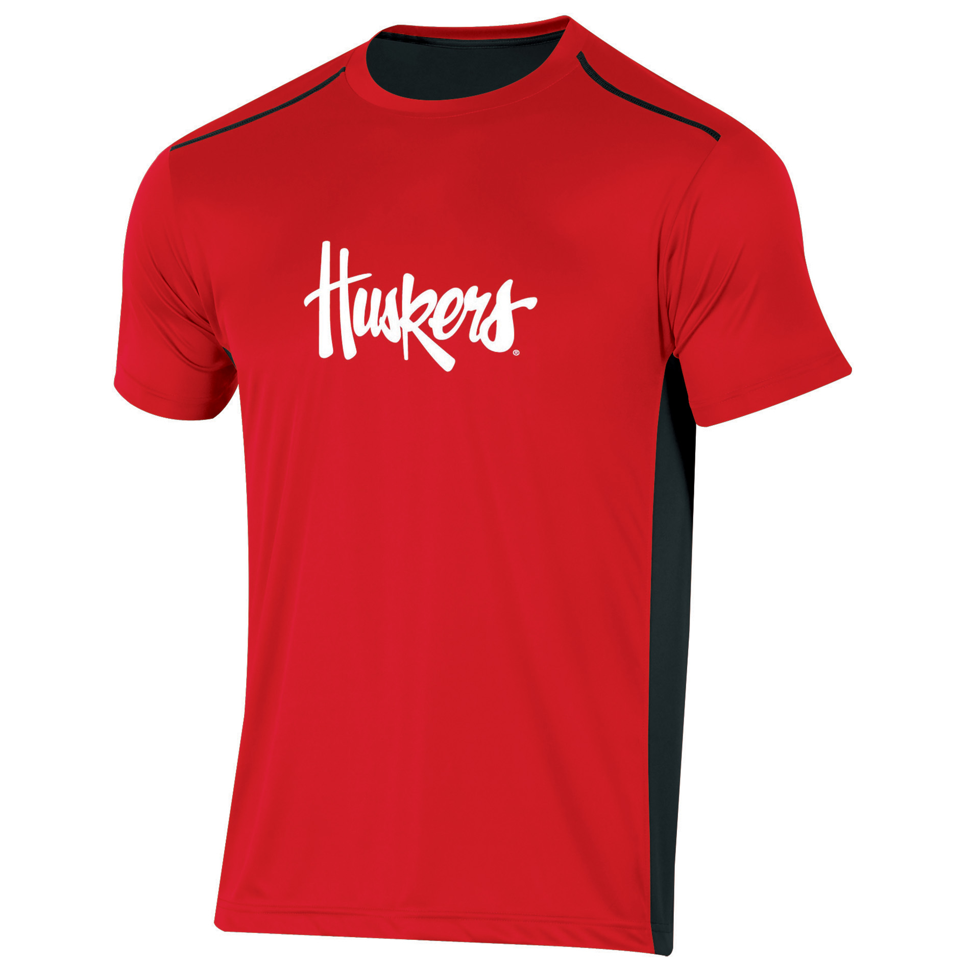 NCAA Men&#8217;s Short-Sleeve Athletic Fit T-Shirt - Nebraska Cornhuskers