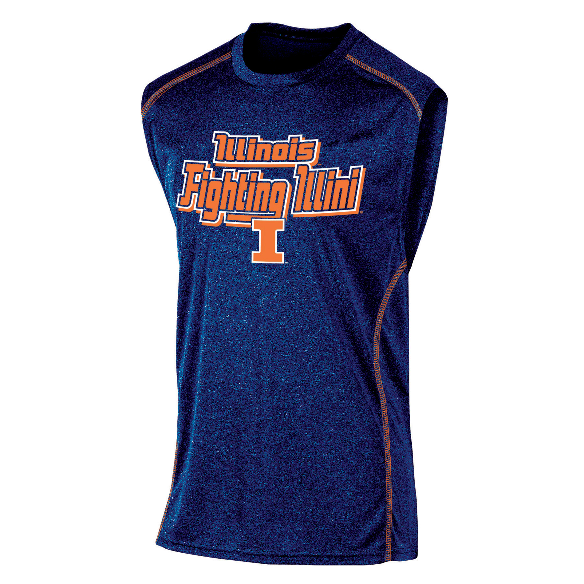 NCAA Men’s Big & Tall Sleeveless Athletic T-Shirt - Illinois Fighting Illini, Size: 4XL NCAA Men’s Big & Tall Sleeveless Athletic T-Shirt - Illinois Fighting Illini, Size: 4XL