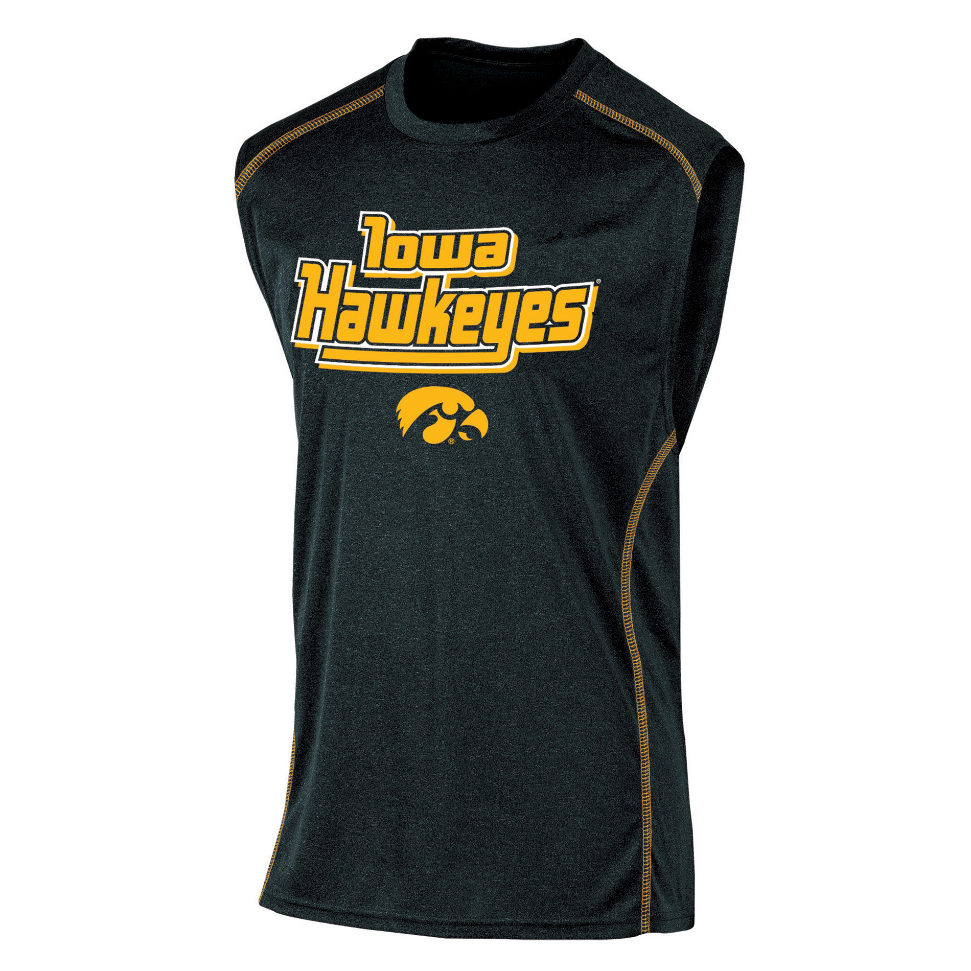 NCAA Men&#8217;s Big & Tall Sleeveless Athletic T-Shirt - Iowa Hawkeyes