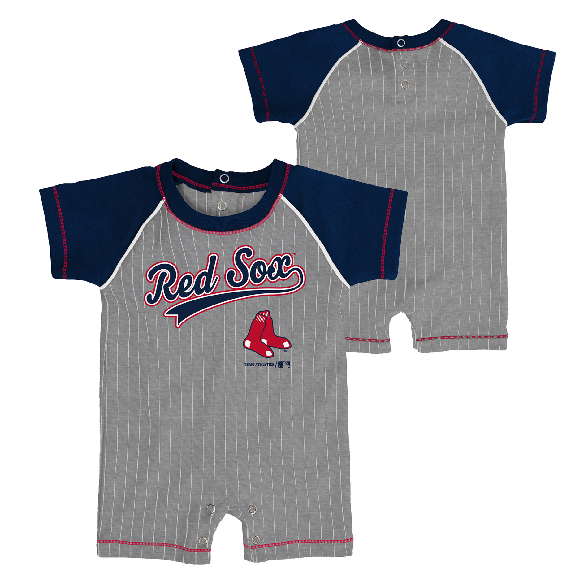 MLB Infant Boys&#8217; Short-Sleeve Romper - Boston Red Sox