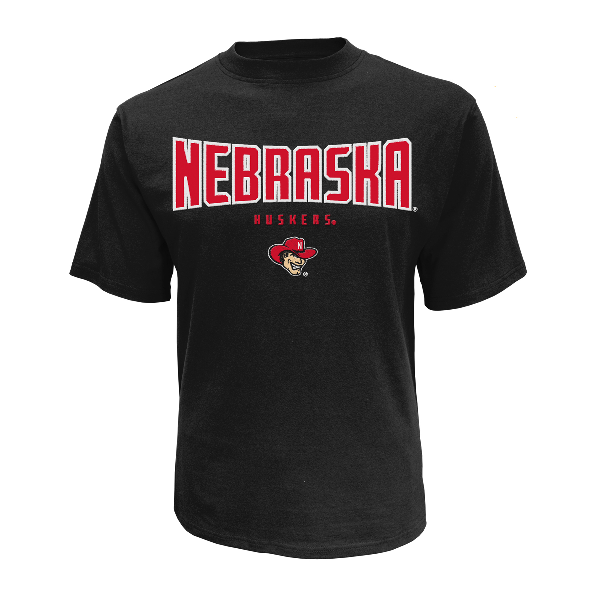 NCAA Men&#8217;s Big & Tall Short-Sleeve Applique T-Shirt - Nebraska Cornhuskers