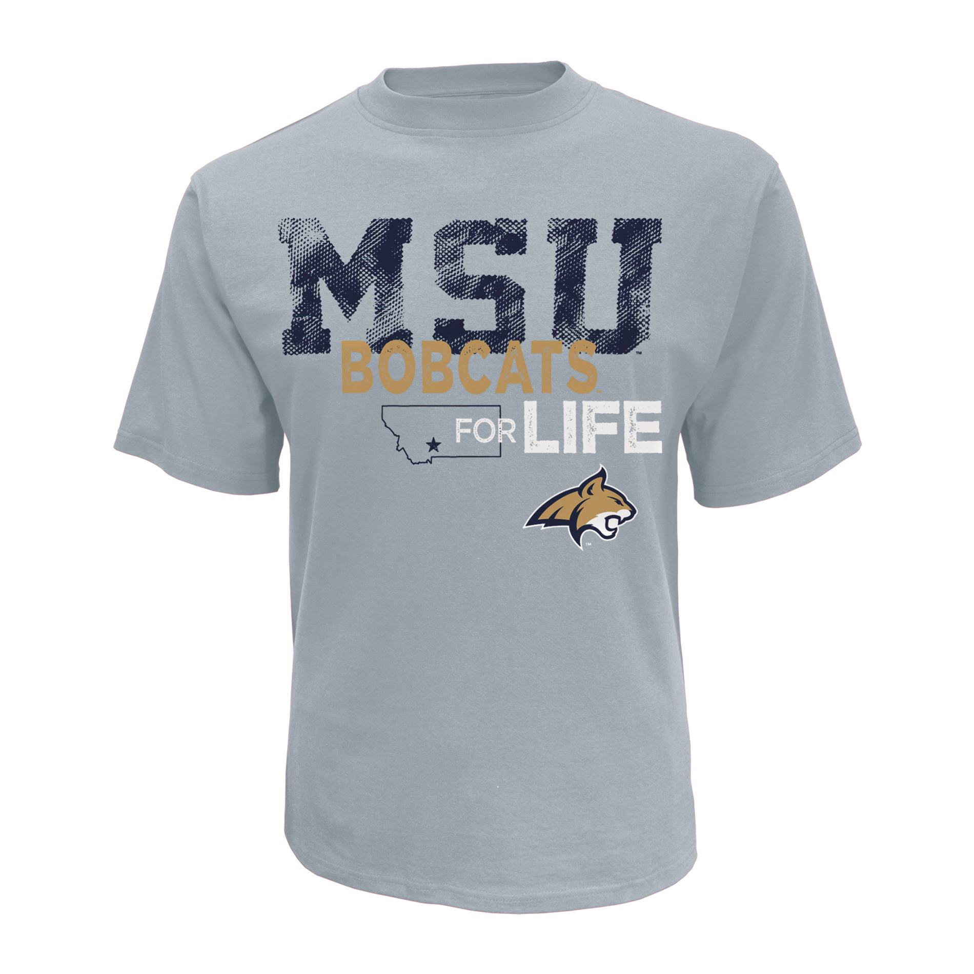 NCAA Men&#8217;s Big & Tall Short-Sleeve T-Shirt - Montana State Bobcats