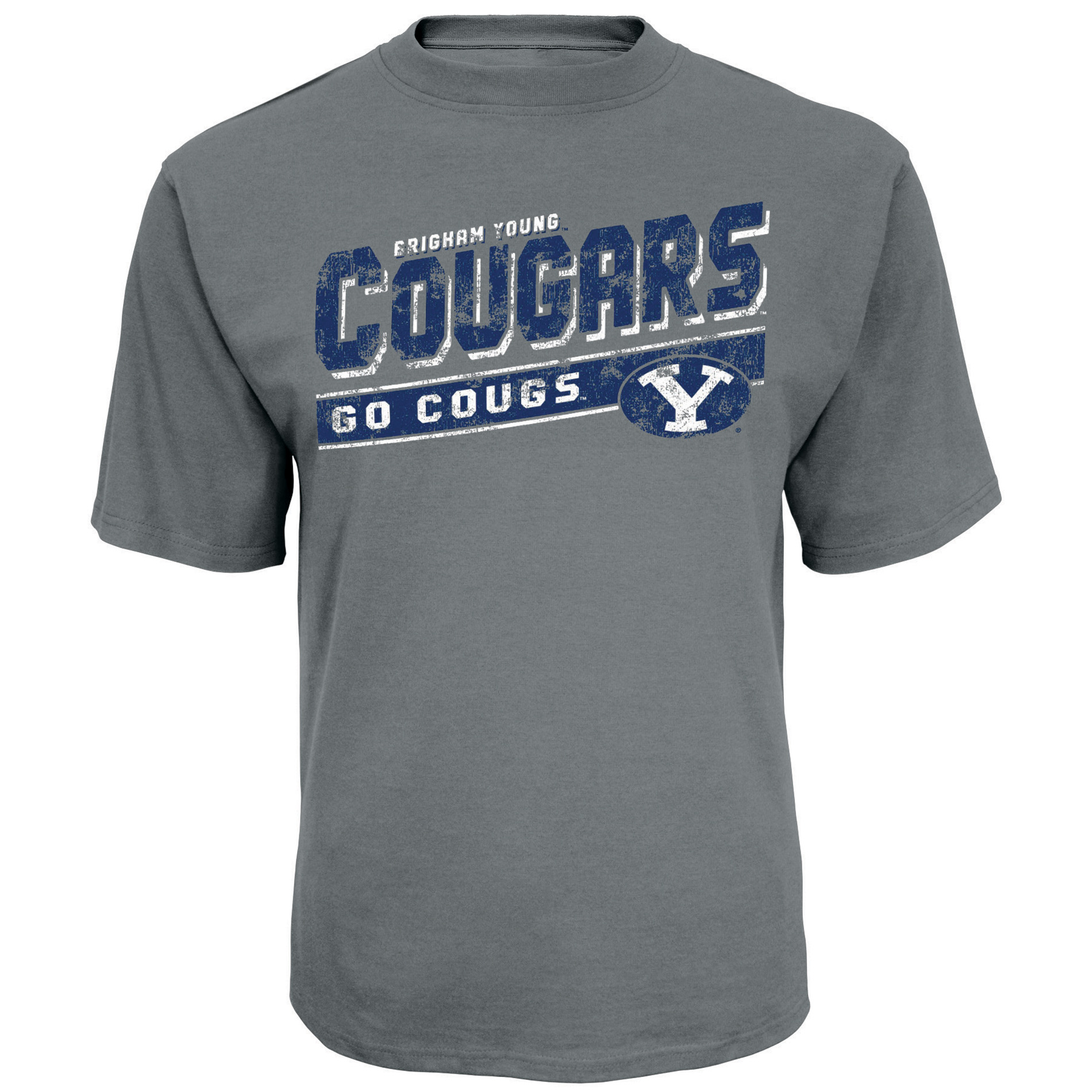 NCAA Men&#8217;s Short-Sleeve Athletic Fit T-Shirt - BYU Cougars
