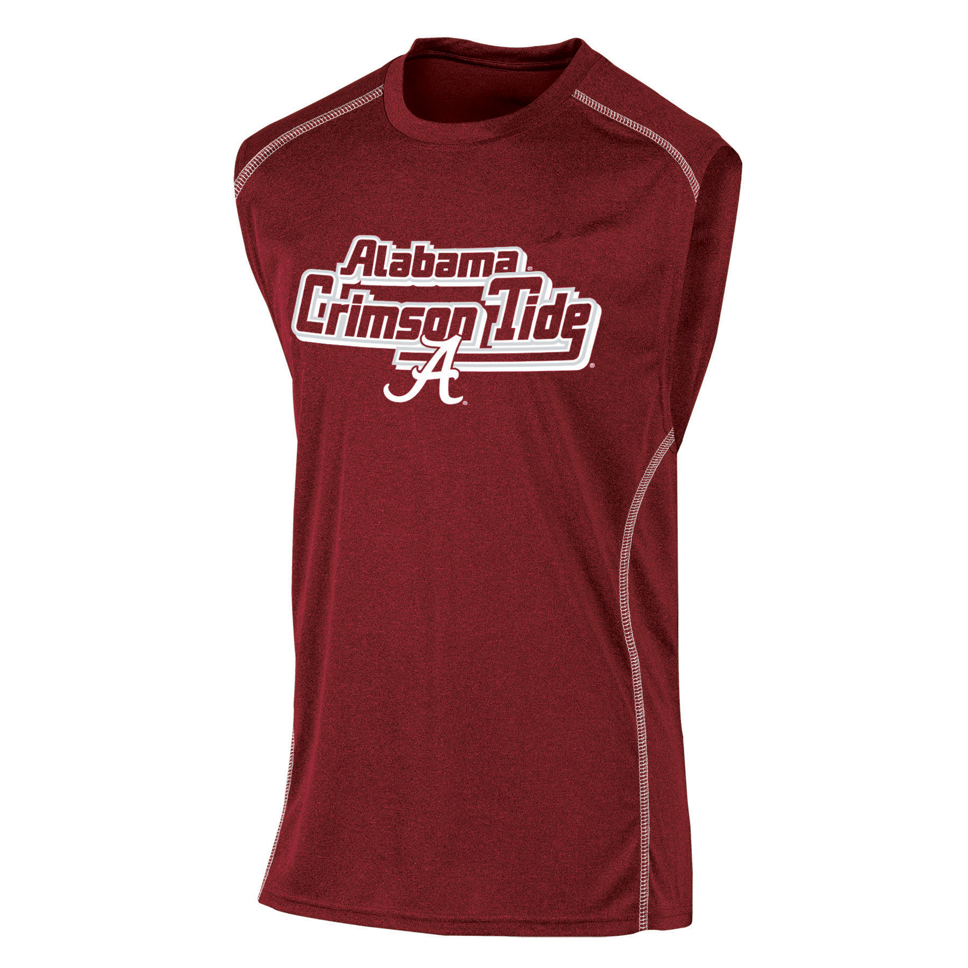 NCAA Men’s Big & Tall Sleeveless T-Shirt - Alabama Crimson Tide, Size: 4XL, Red NCAA Men’s Big & Tall Sleeveless T-Shirt - Alabama Crimson Tide, Size: 4XL, Red