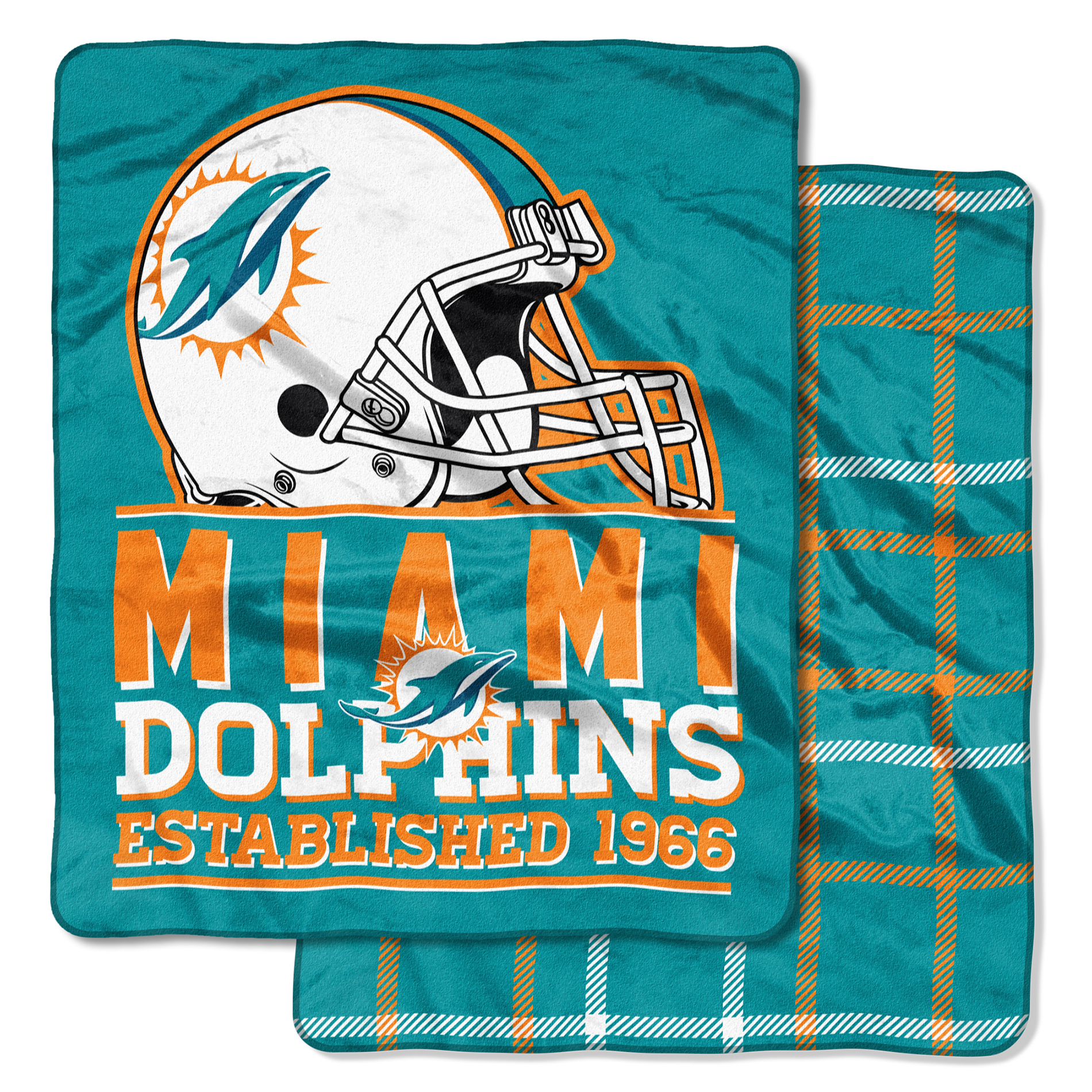 NFL Double-Sided Cloud Throw - Miami Dolphins