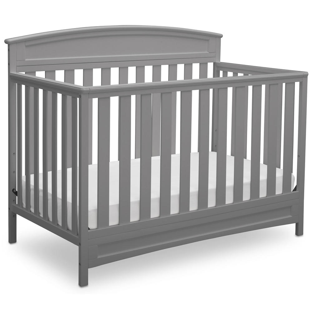Delta Children  Sutton 4-in-1 Convertible Crib, Grey
