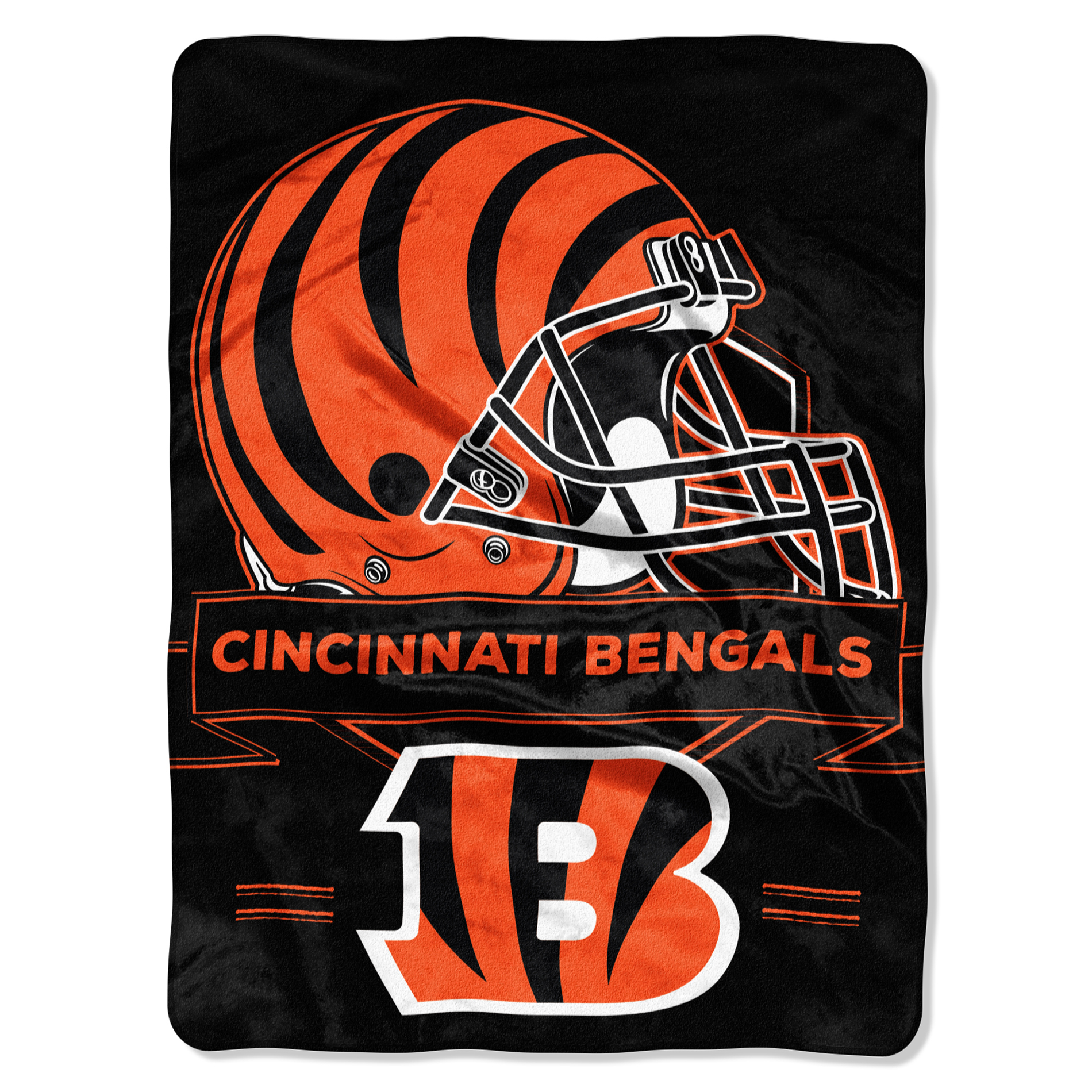NFL Royal Plush Throw Blanket - Cincinnati Bengals NFL Royal Plush Throw Blanket - Cincinnati Bengals