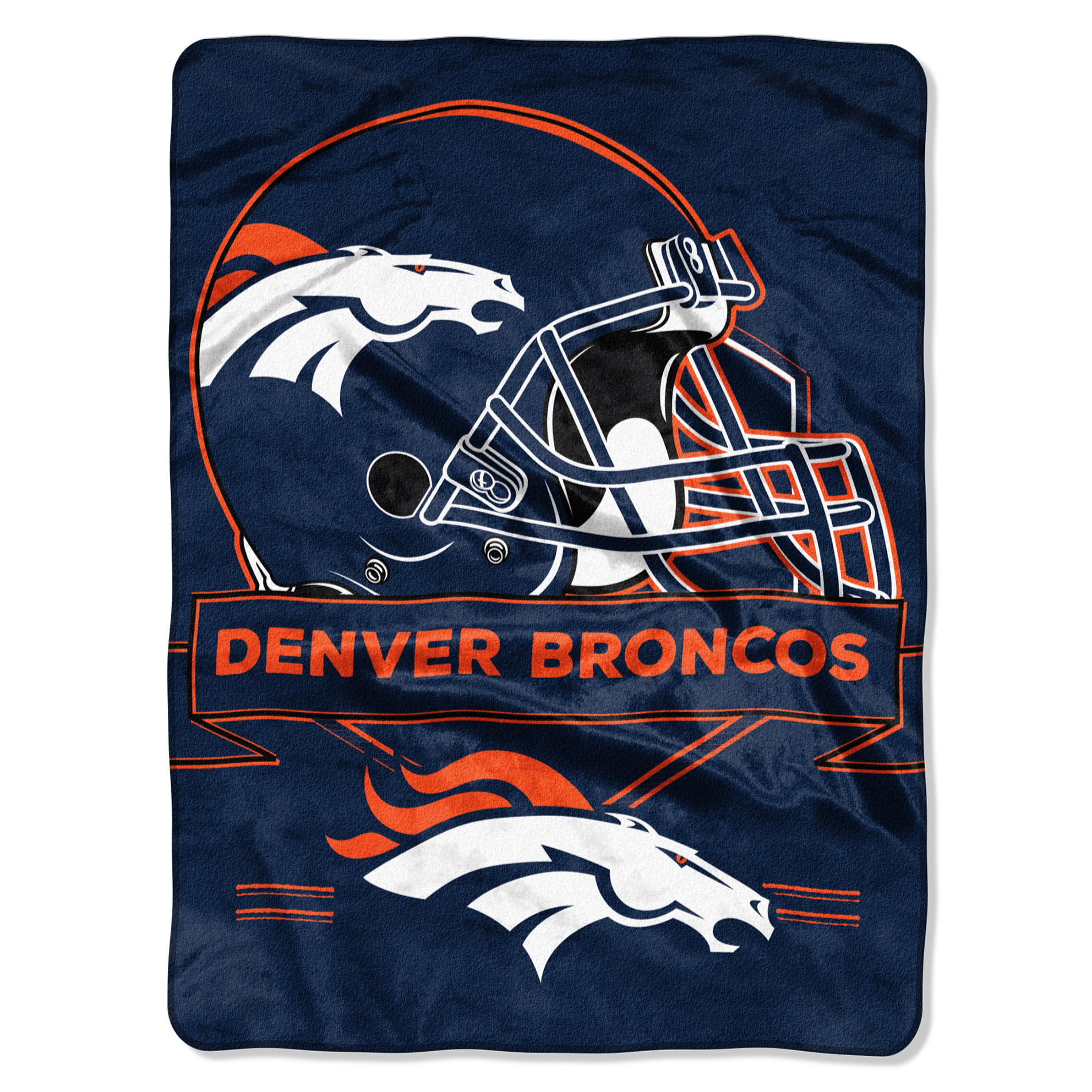 NFL Royal Plush Throw Blanket - Denver Broncos NFL Royal Plush Throw Blanket - Denver Broncos