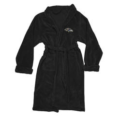 NFL The Northwest Group NORTHWEST NFL Baltimore Ravens Silk Touch Bath Robe, Large/X-Large, Team Colors