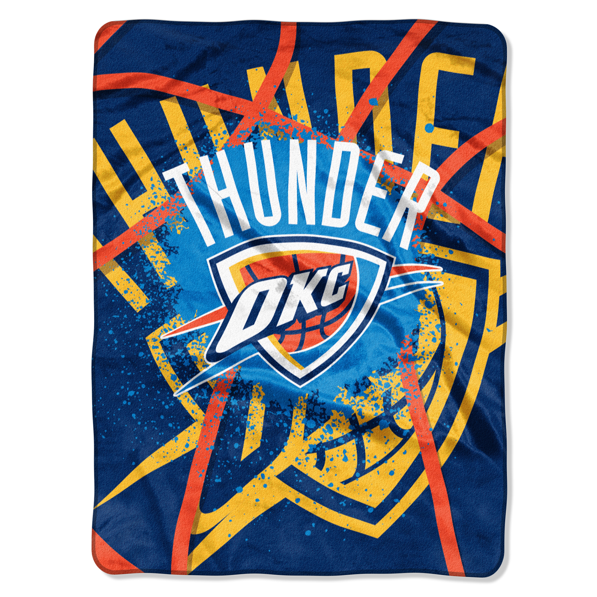 NBA Royal Plush Throw Blanket - Oklahoma City Thunder