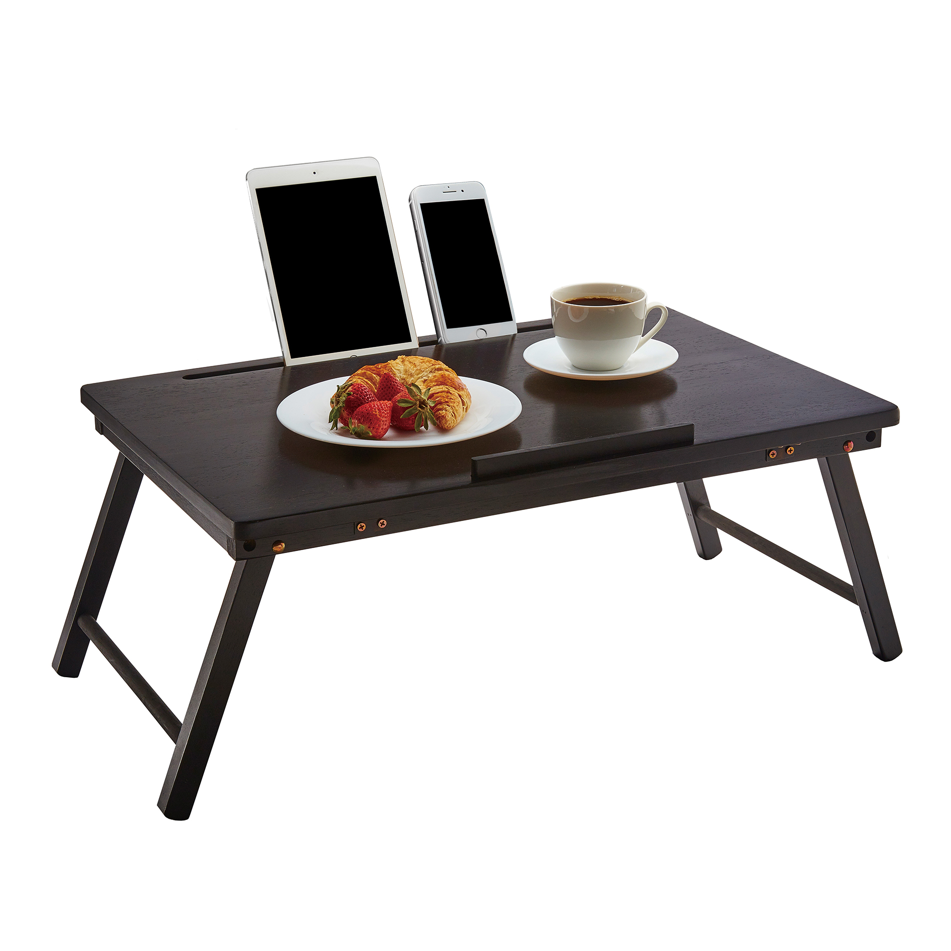 Essential Home Laptop Tray Table, Black Essential Home Laptop Tray Table, Black