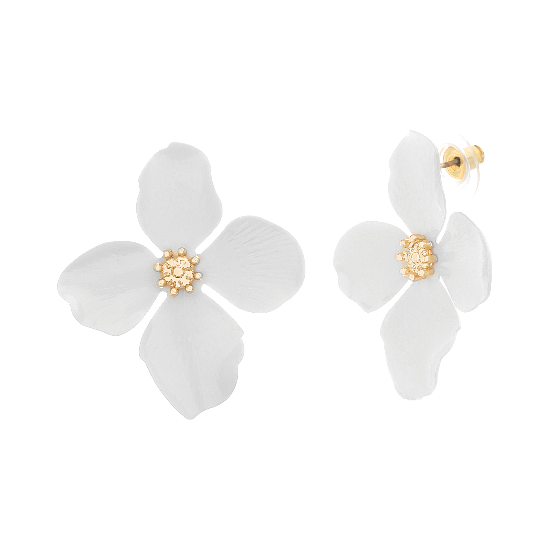 Studio S Flower Cluster Stud Earrings