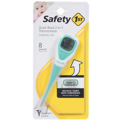 Safety 1st AmazonUs/DORJ9 Safety 1St Quick Read 2-In-1 Thermometer, One Size, Blue