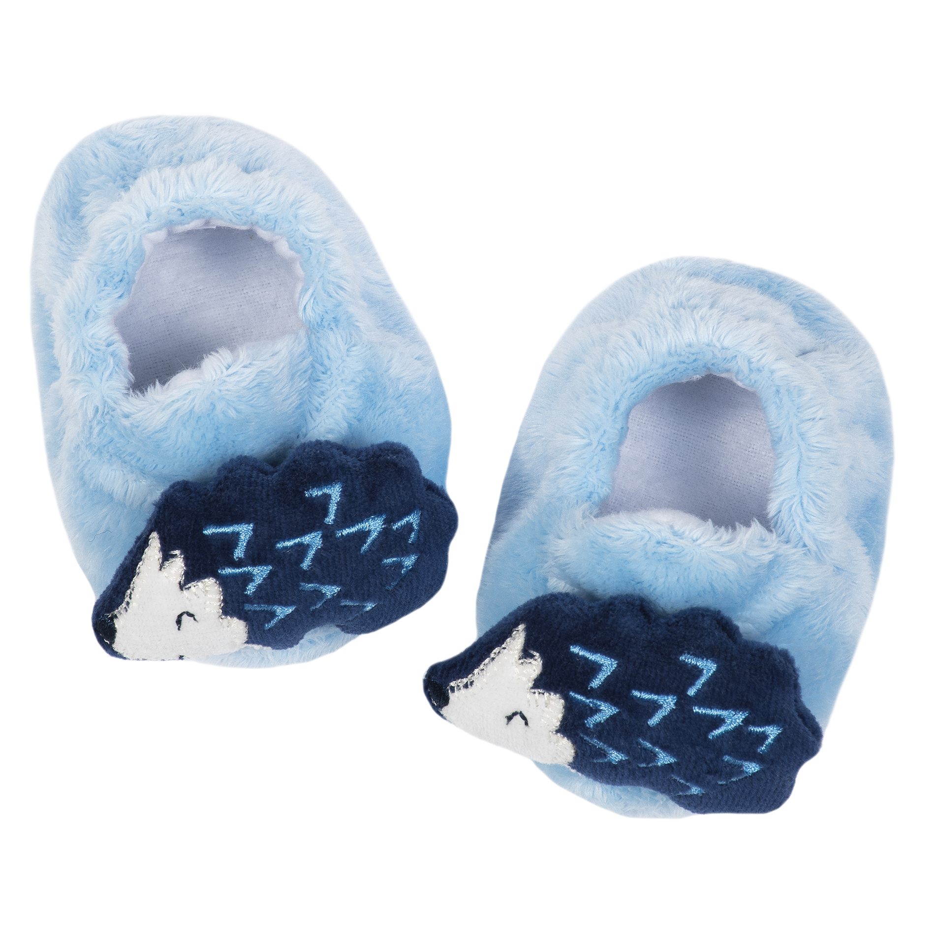 Gerber Childrenswear Infants’ Velboa Booties, Blue Gerber Childrenswear Infants’ Velboa Booties, Blue
