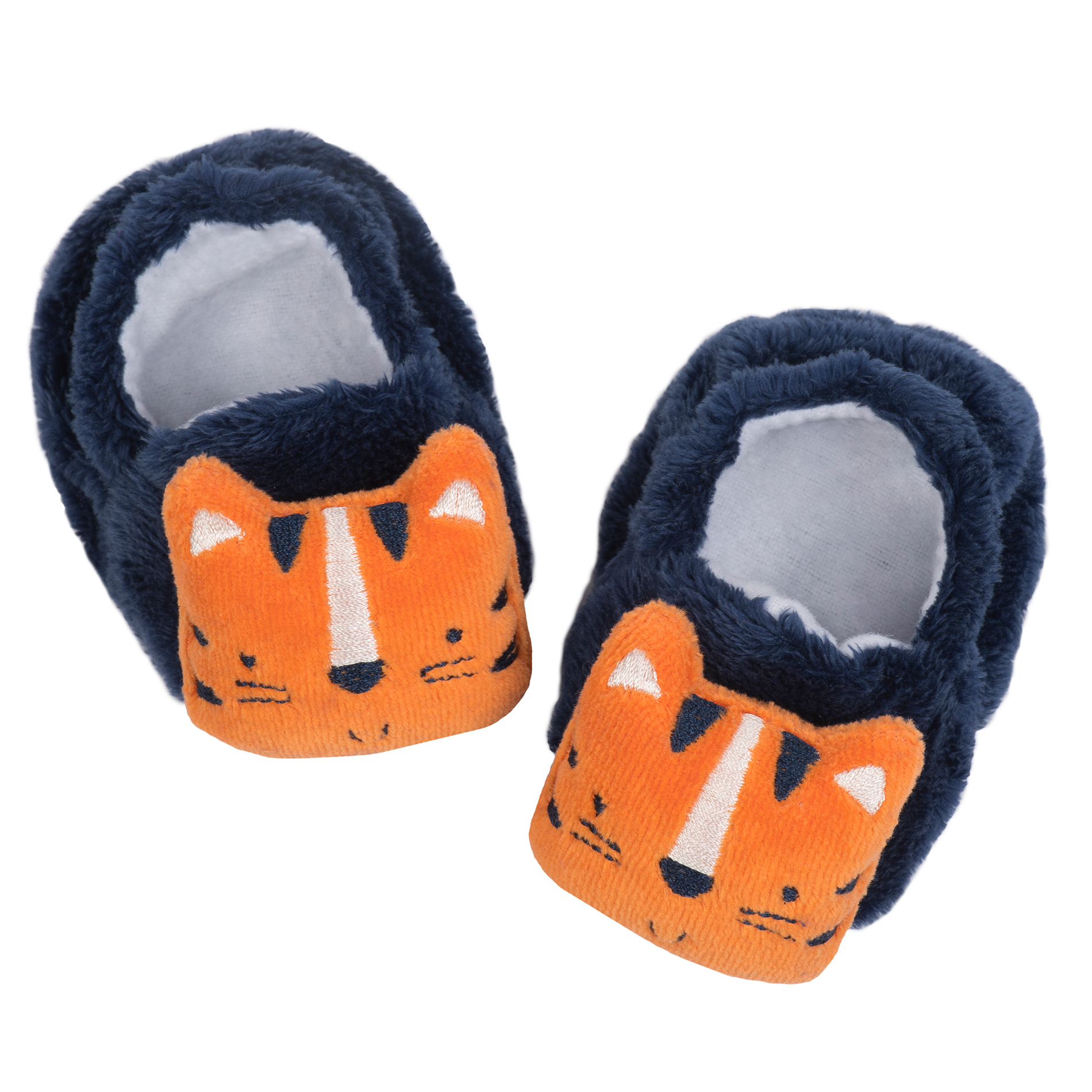 Gerber Childrenswear Infants’ Velboa Booties, Blue Gerber Childrenswear Infants’ Velboa Booties, Blue