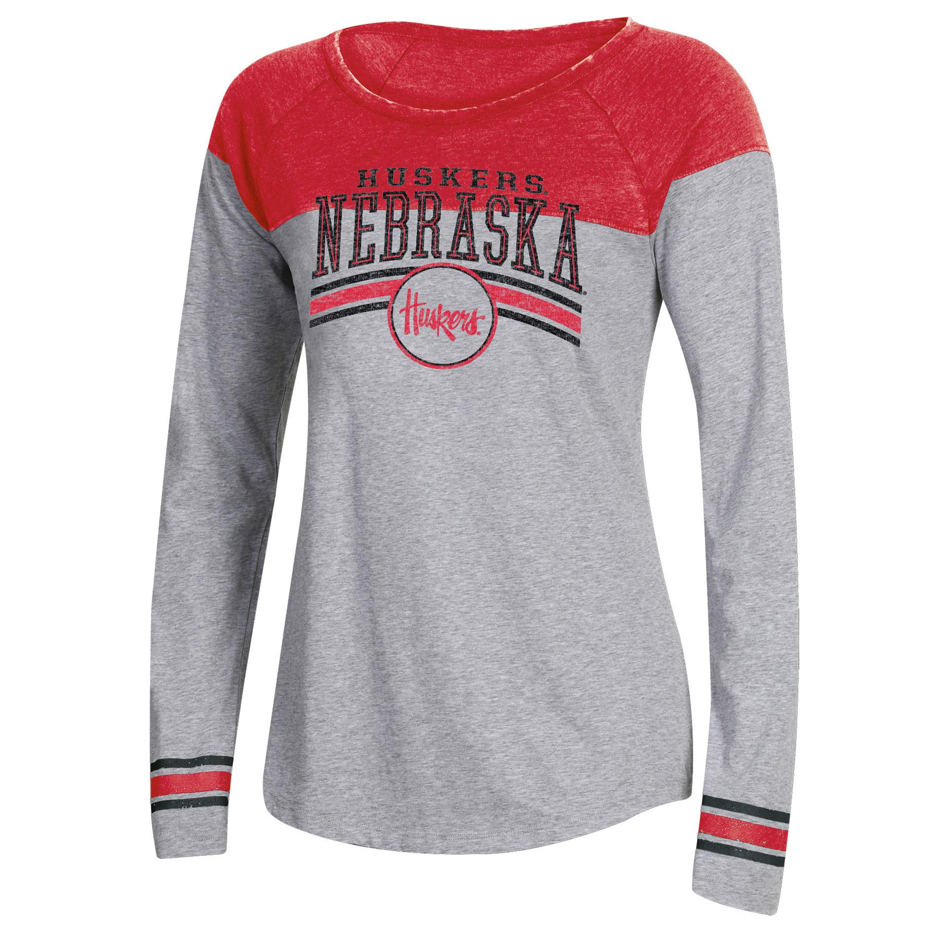 NCAA Women’s Nebraska Huskers Long-Sleeve T-Shirt, Size: Large NCAA Women’s Nebraska Huskers Long-Sleeve T-Shirt, Size: Large