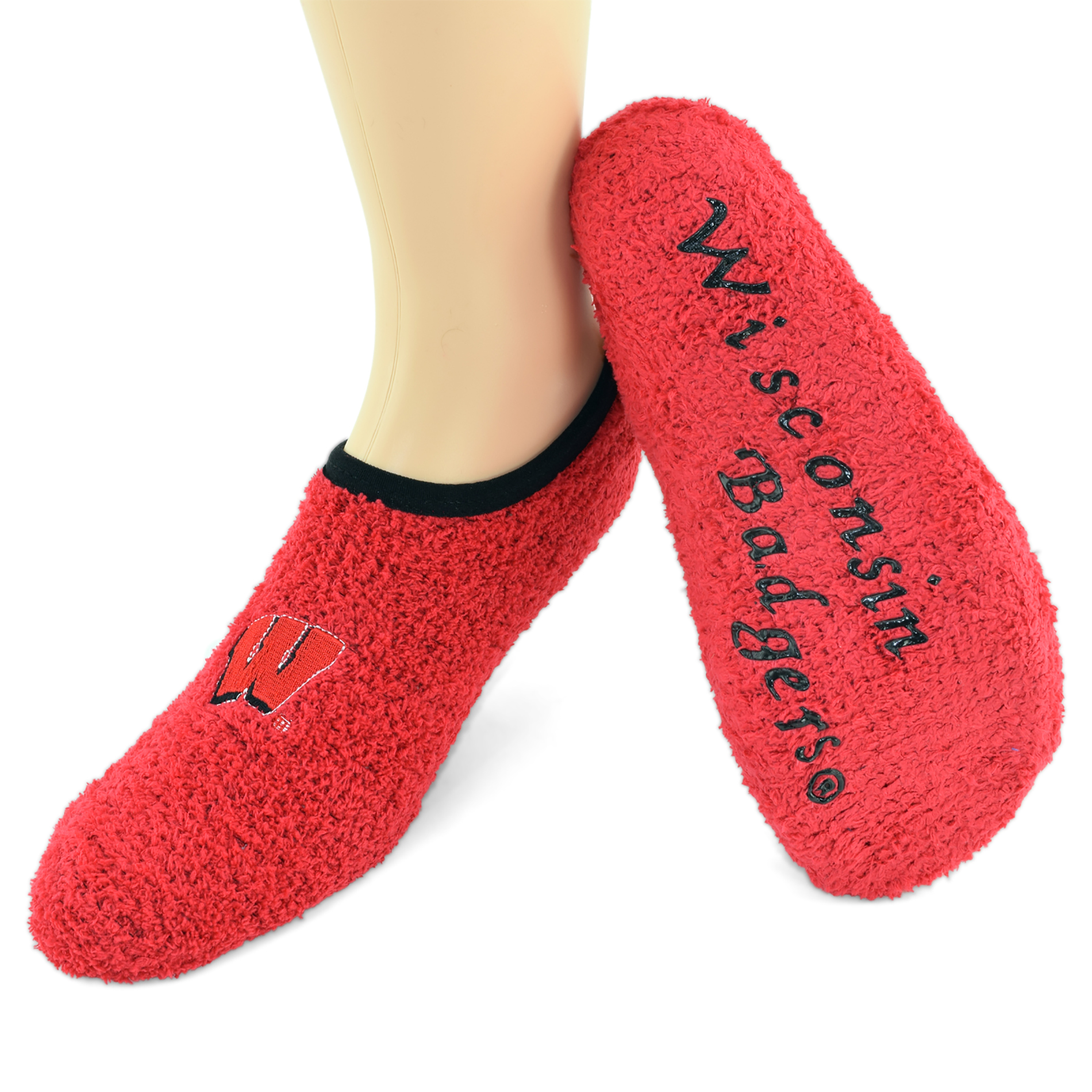 NCAA Women’s Wisconsin Badgers Low-Cut Socks, Size: One size NCAA Women’s Wisconsin Badgers Low-Cut Socks, Size: One size