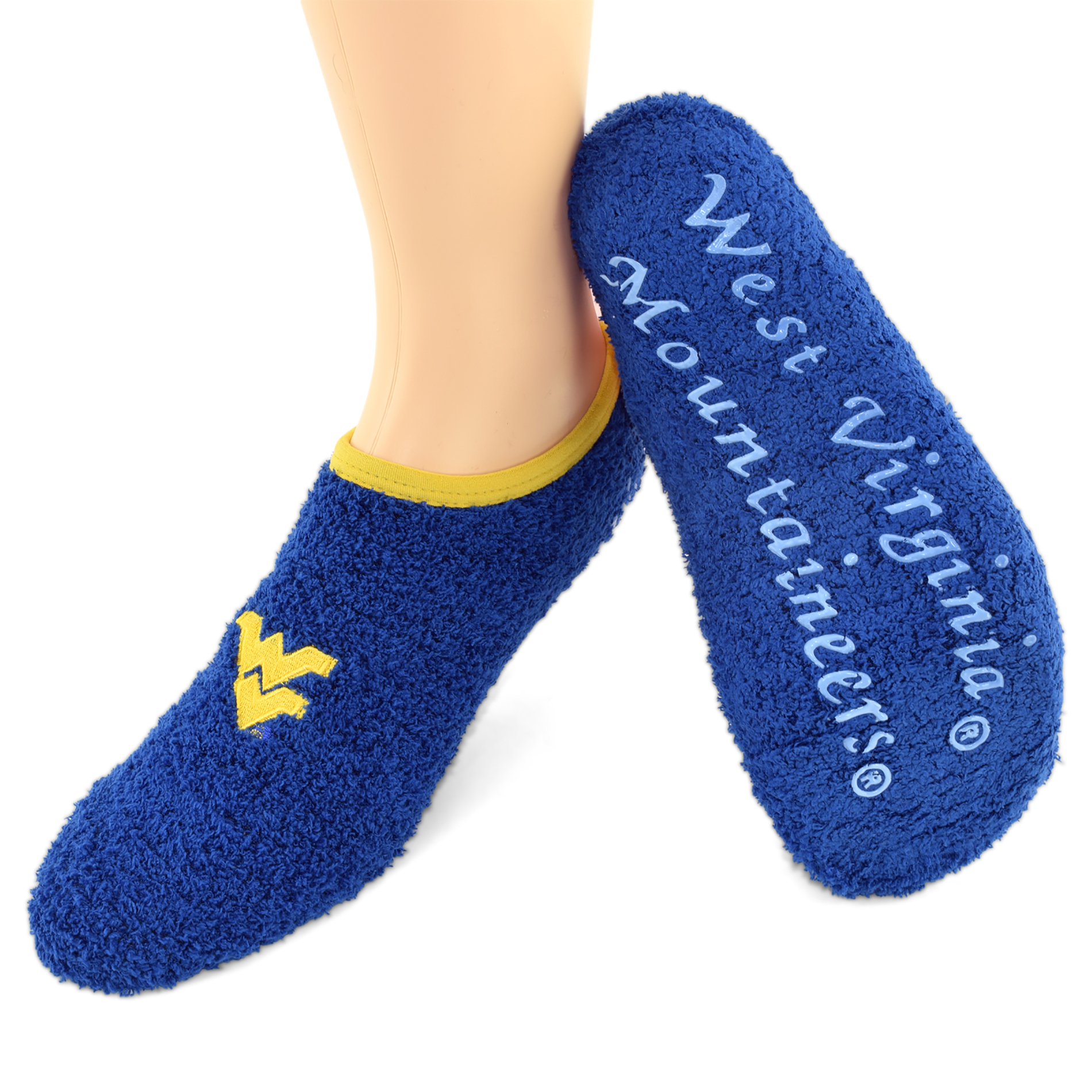 NCAA Women’s West Virginia Mountaineers Low-Cut Socks, Size: One size NCAA Women’s West Virginia Mountaineers Low-Cut Socks, Size: One size