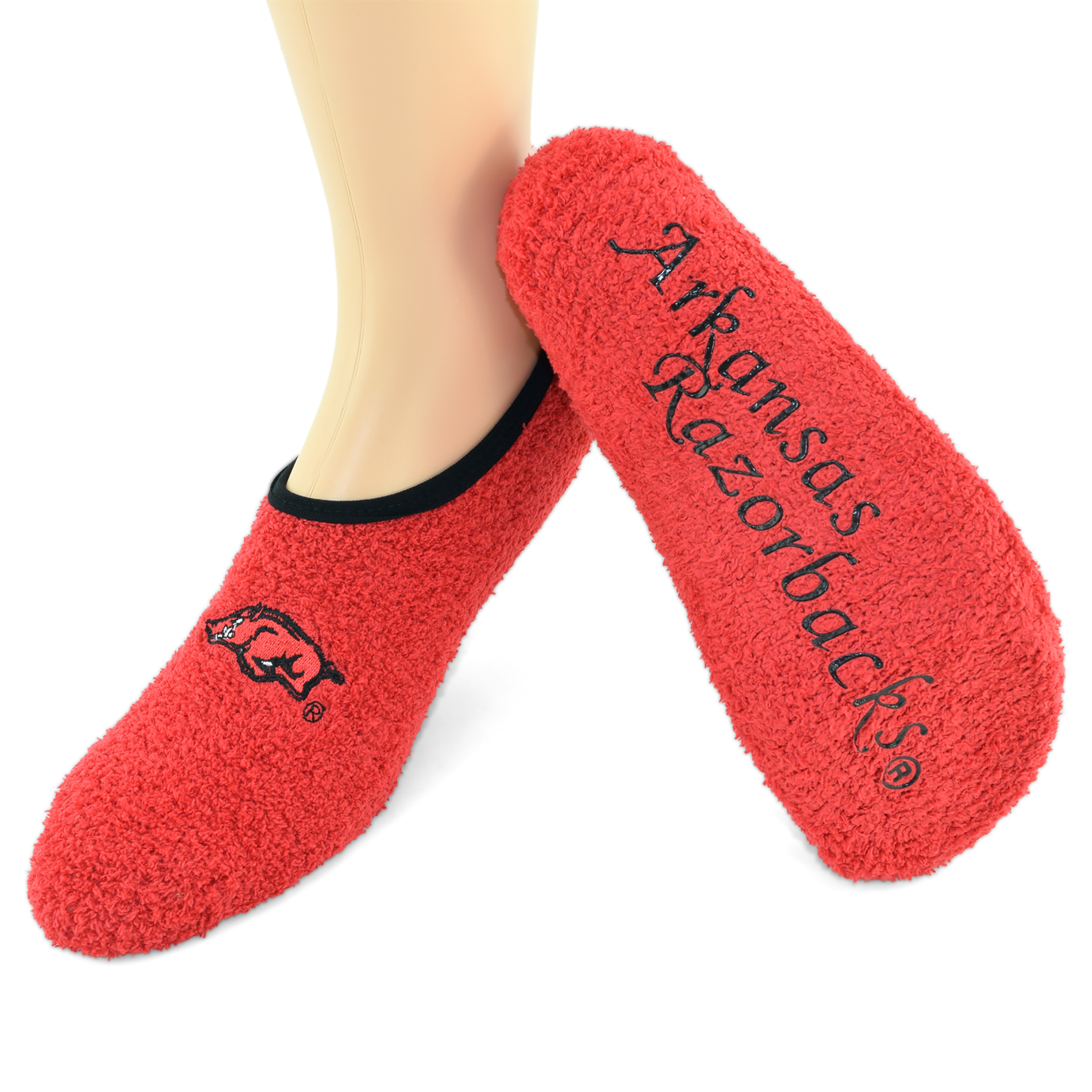 NCAA Women’s Arkansas Razorbacks Low-Cut Socks, Size: One size NCAA Women’s Arkansas Razorbacks Low-Cut Socks, Size: One size