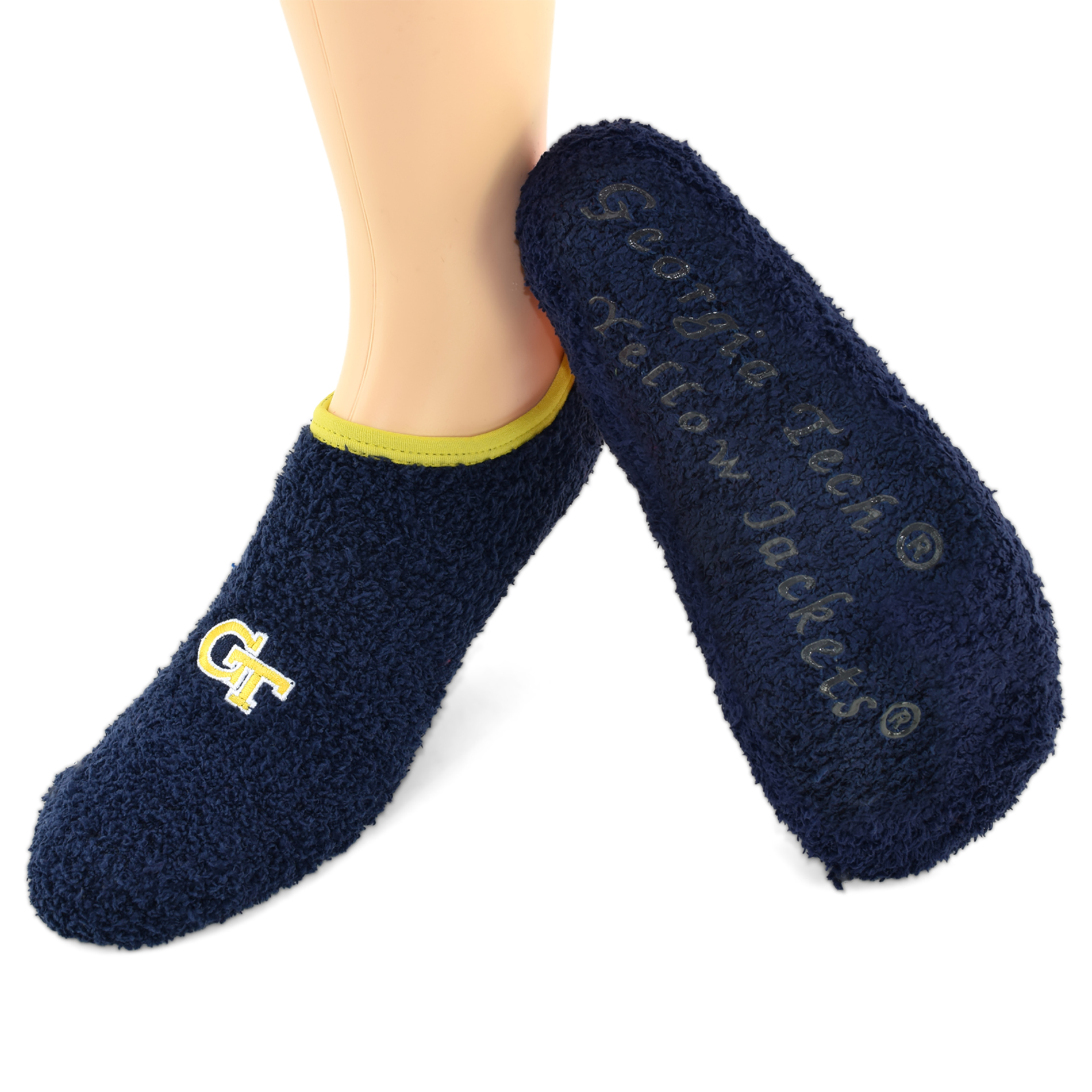 NCAA Women’s GA Tech Yellow Jackets Low-Cut Socks, Size: One size NCAA Women’s GA Tech Yellow Jackets Low-Cut Socks, Size: One size