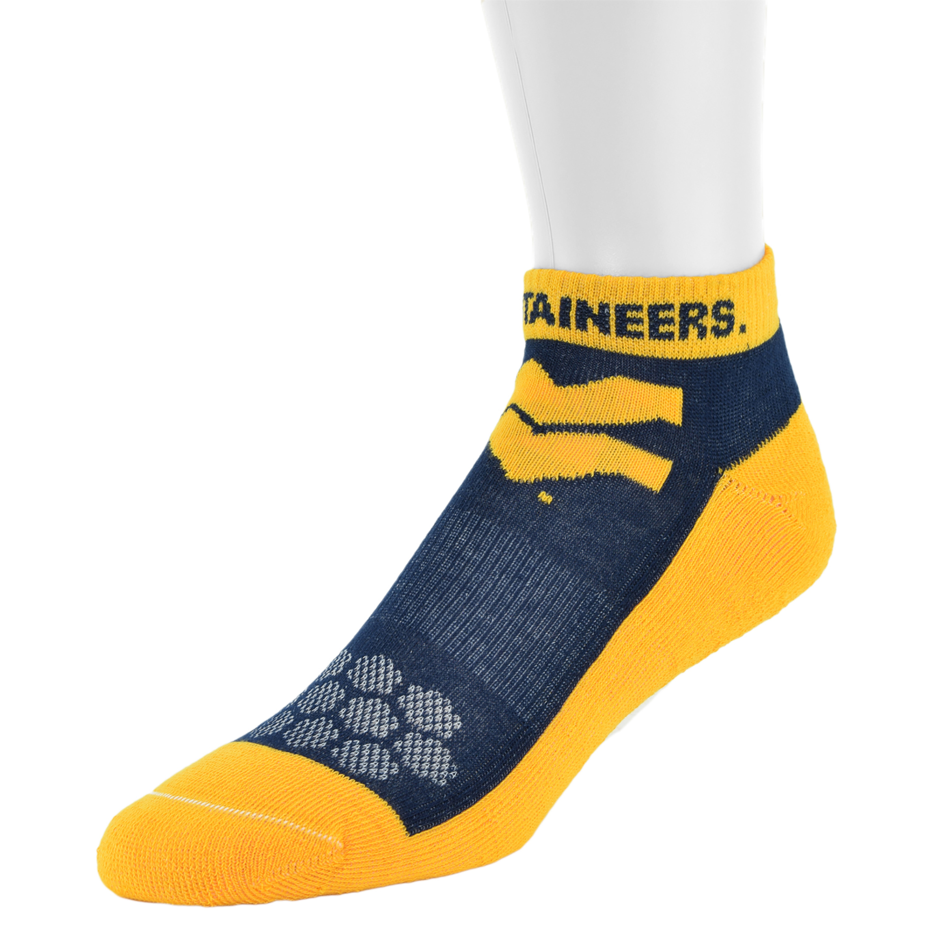 NCAA Men&#8217;s West Virginia Mountaineers Low-Cut Socks
