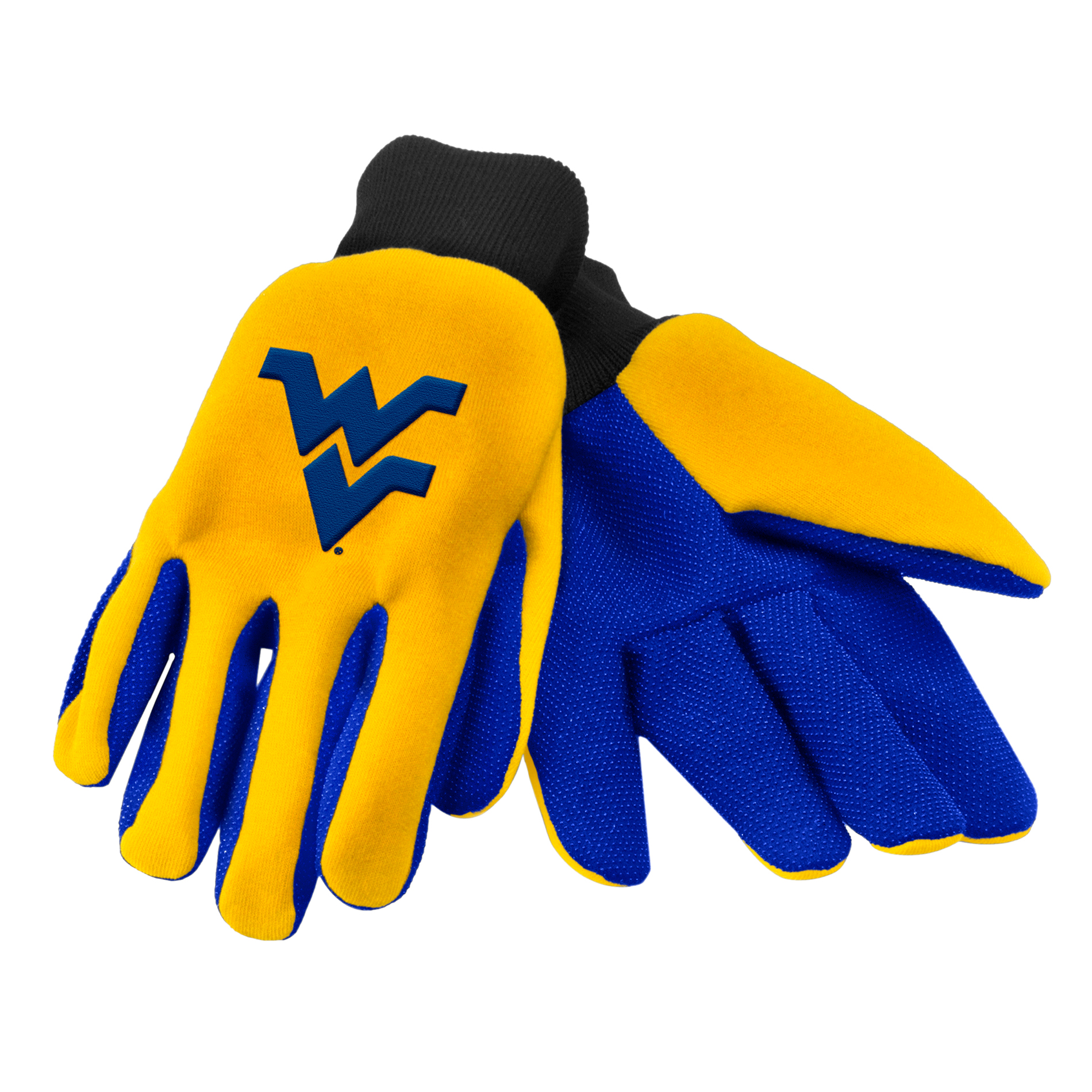 NCAA Men&#8217;s West Virginia Mountaineers Colored Palm Utility Gloves