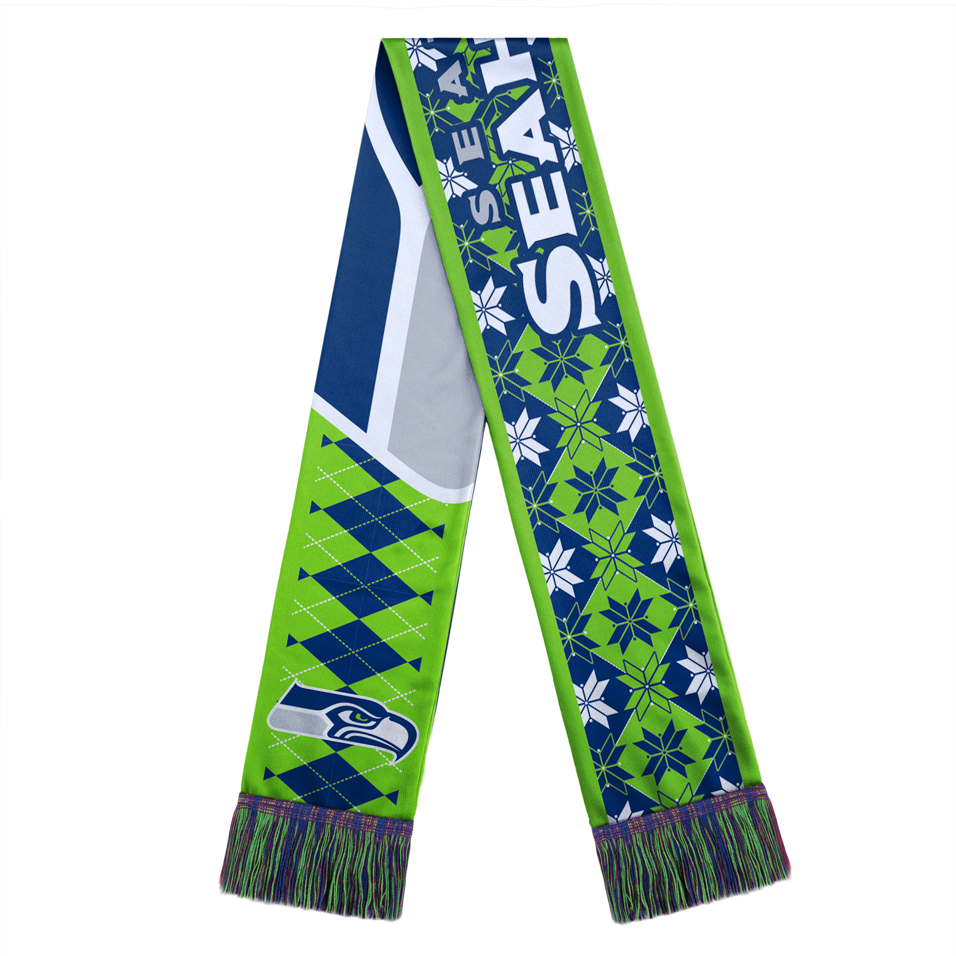 NFL Seattle Seahawks Reversible Ugly Scarf