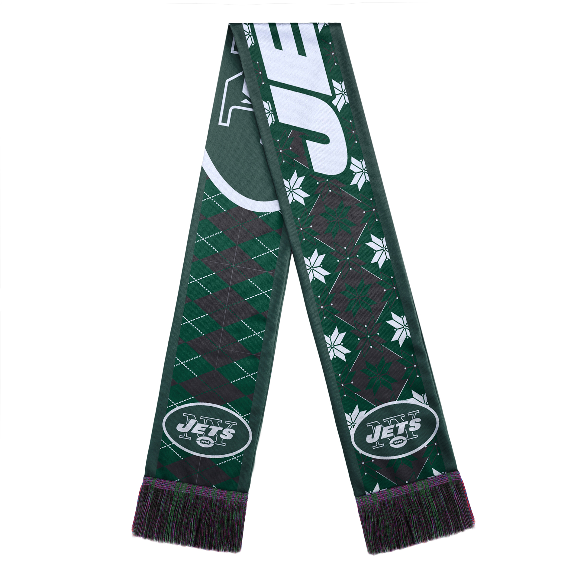 NFL New York Jets Reversible Ugly Scarf