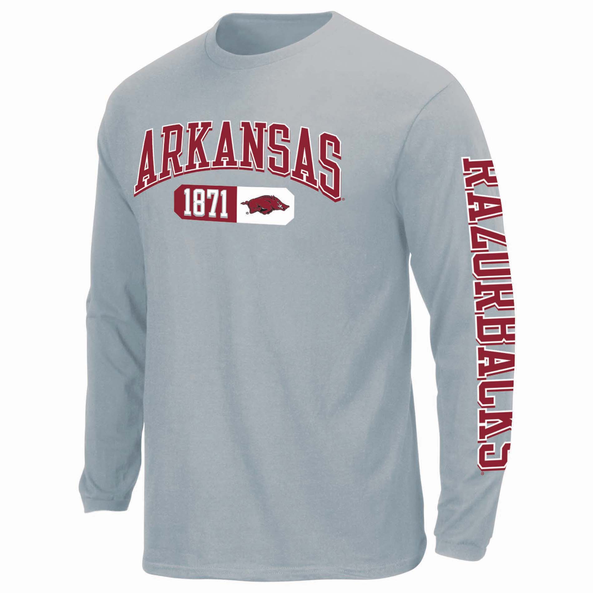 NCAA Men&#8217;s Big & Tall Arkansas Razorbacks Long-Sleeve T-Shirt