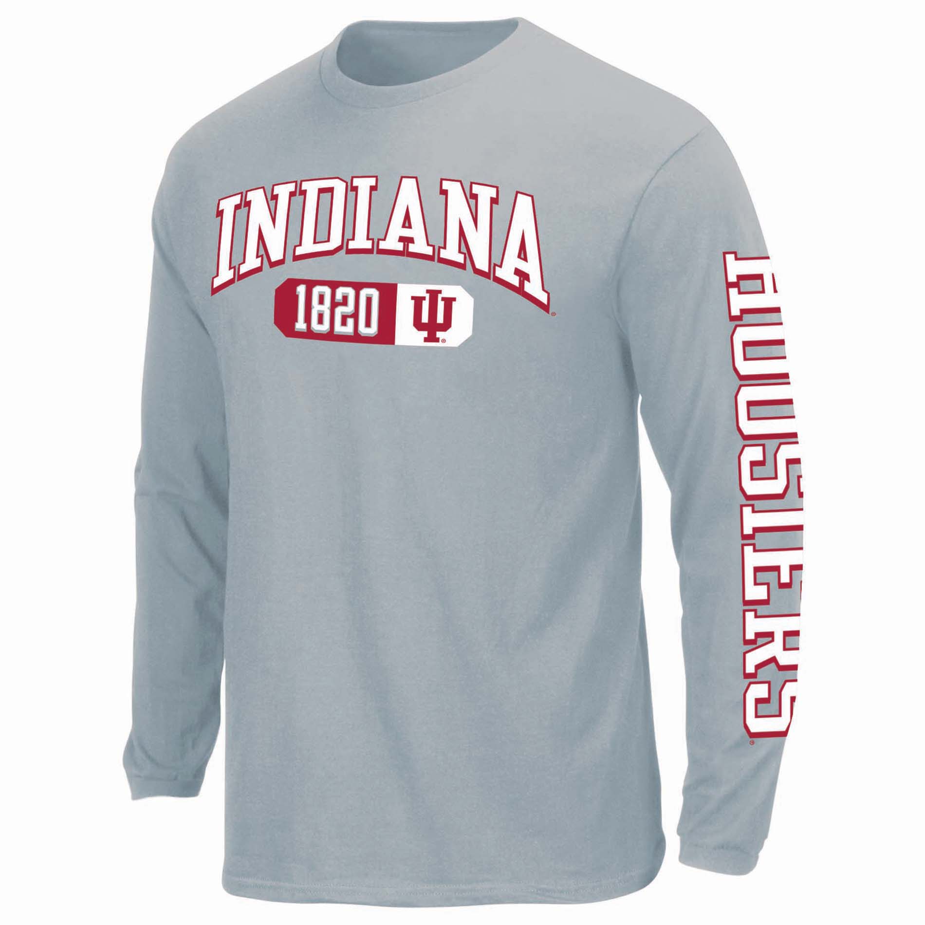 NCAA Men&#8217;s Big & Tall Indiana Hoosiers Long-Sleeve T-Shirt