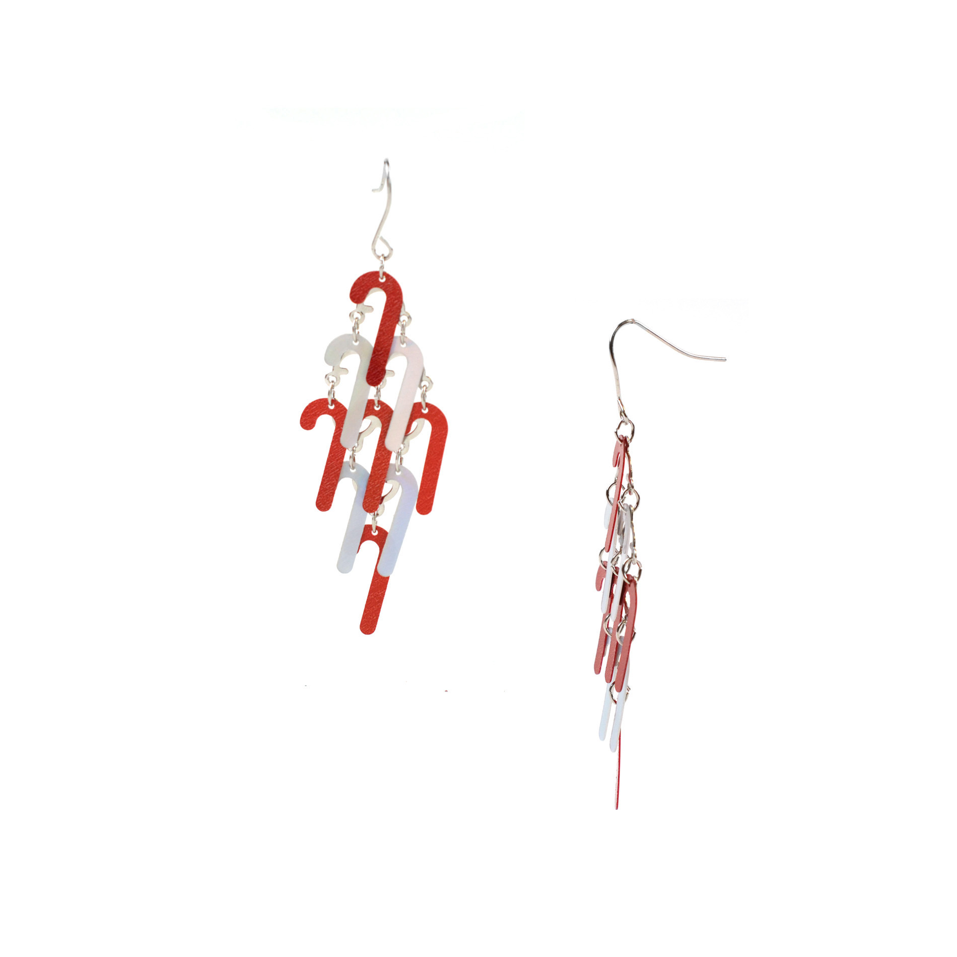 Covington Candy Cane Cluster Earrings