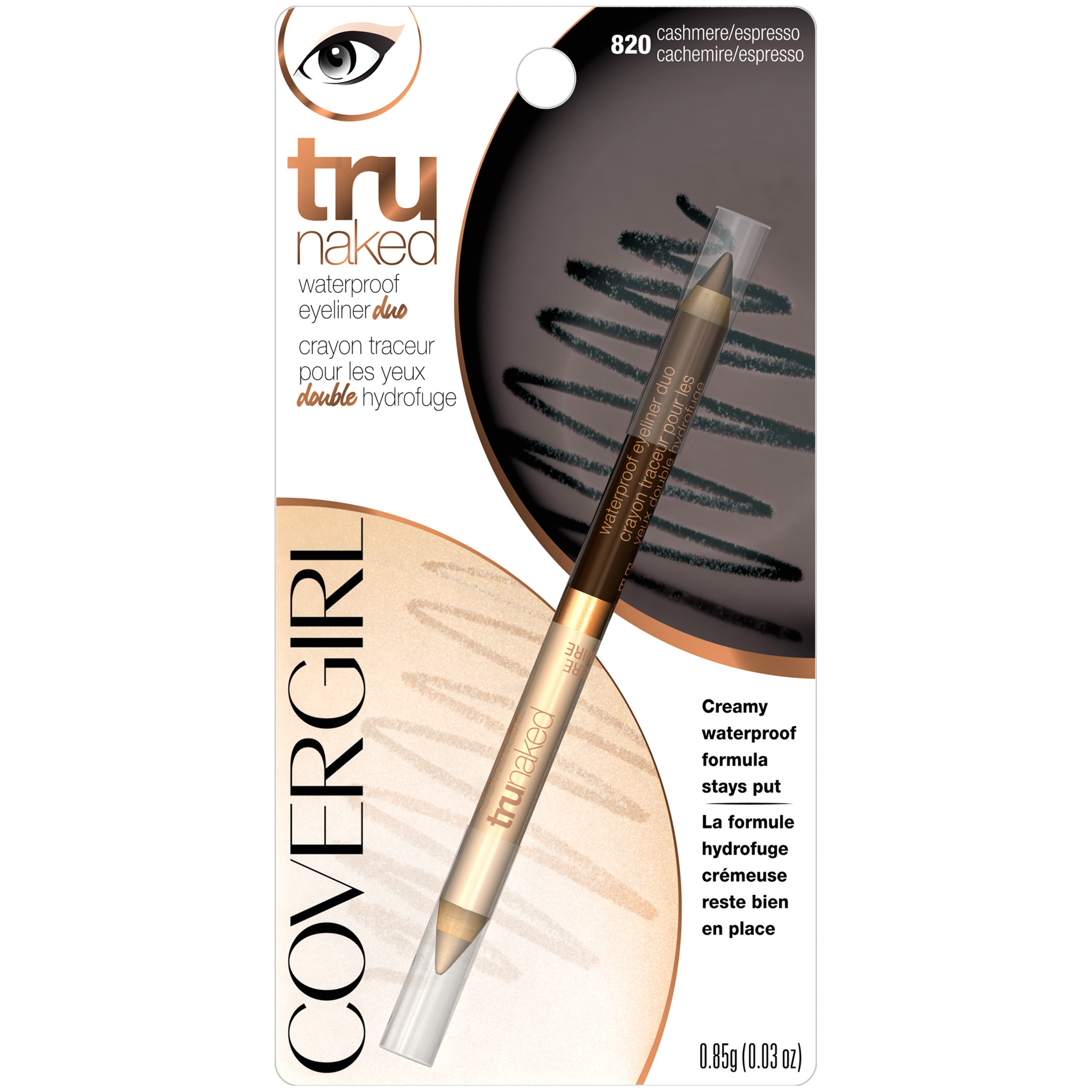 CoverGirl truNaked Waterproof Eyeliner Duo Pencil