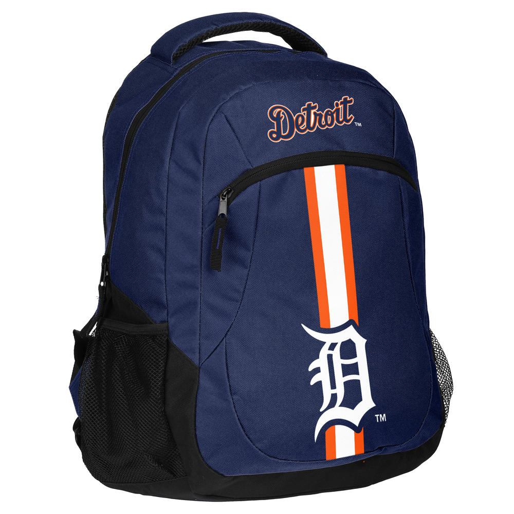 MLB Logo Stripe Action Backpack - Detroit Tigers
