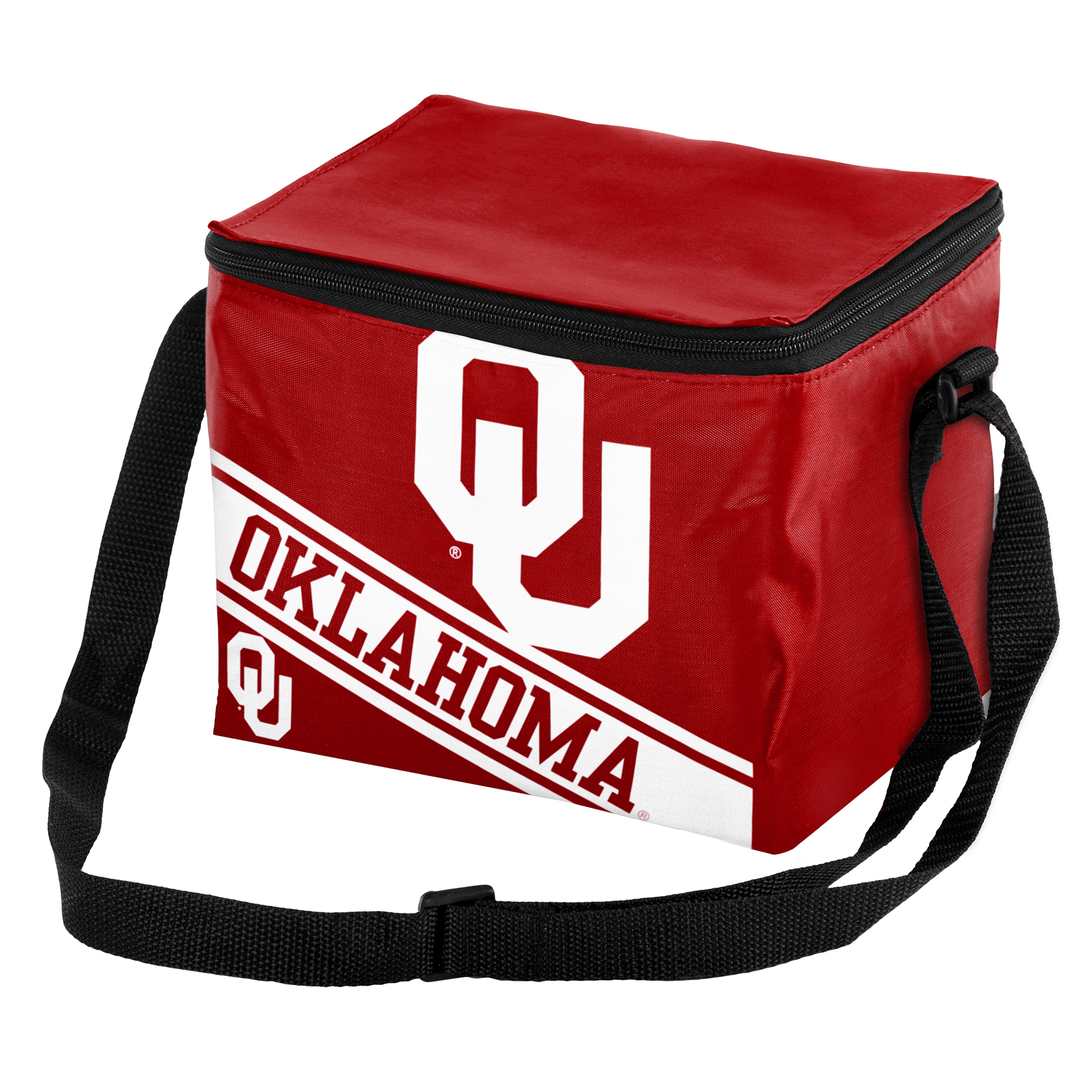 NCAA Stripe 6-Pack Cooler - Oklahoma Sooners NCAA Stripe 6-Pack Cooler - Oklahoma Sooners