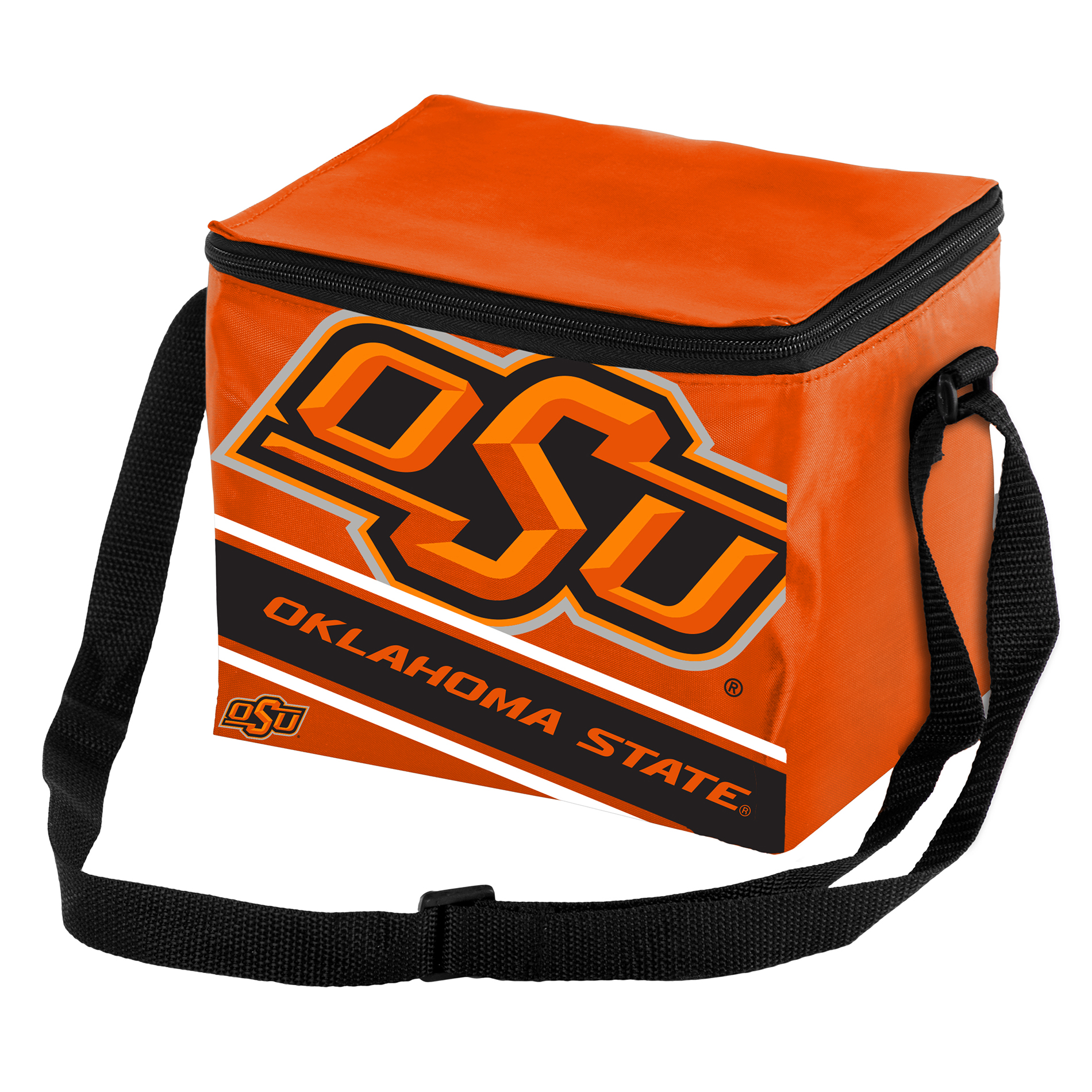 NCAA Stripe 6-Pack Cooler - Oklahoma State Cowboys NCAA Stripe 6-Pack Cooler - Oklahoma State Cowboys