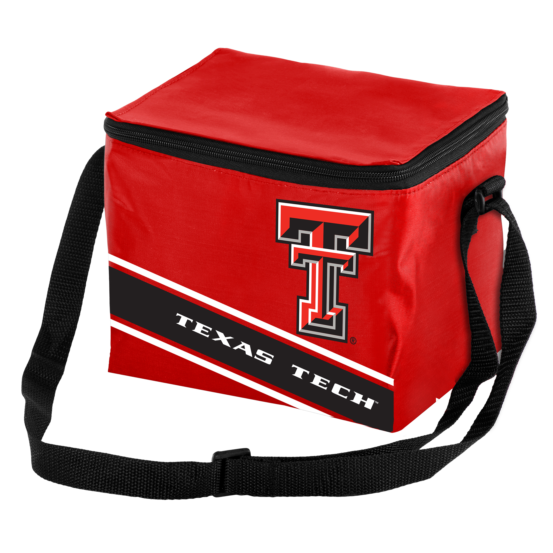 NCAA Stripe 6-Pack Cooler - Texas Tech Red Raiders NCAA Stripe 6-Pack Cooler - Texas Tech Red Raiders