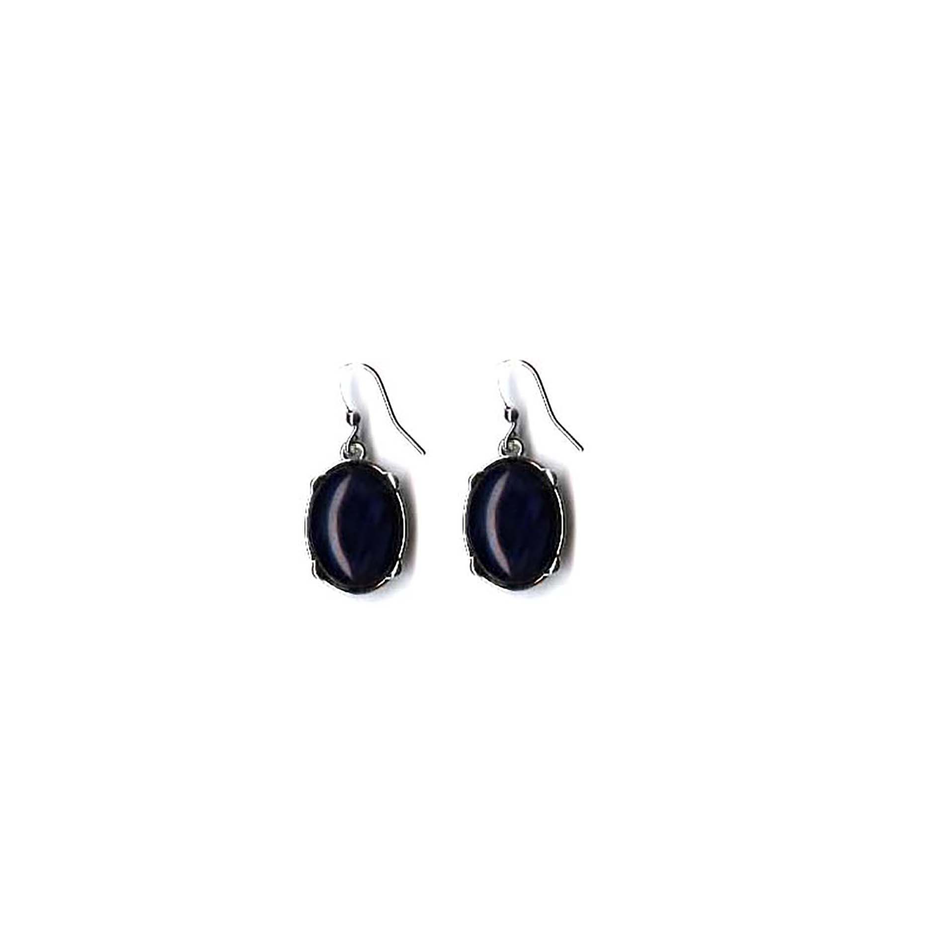 Attention Oval Cab Drop Earrings