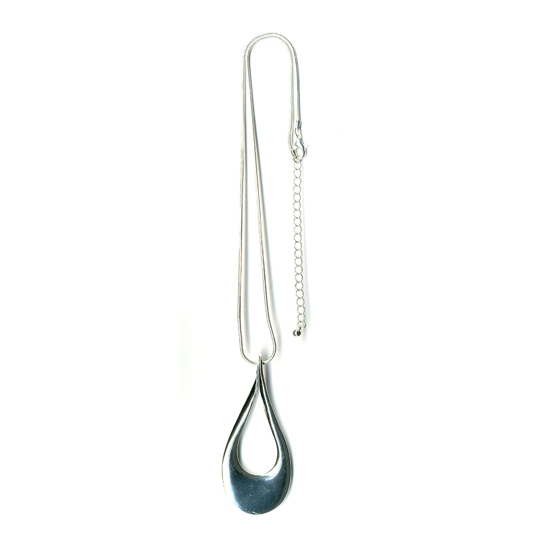 Attention Twisted Teardrop Necklace