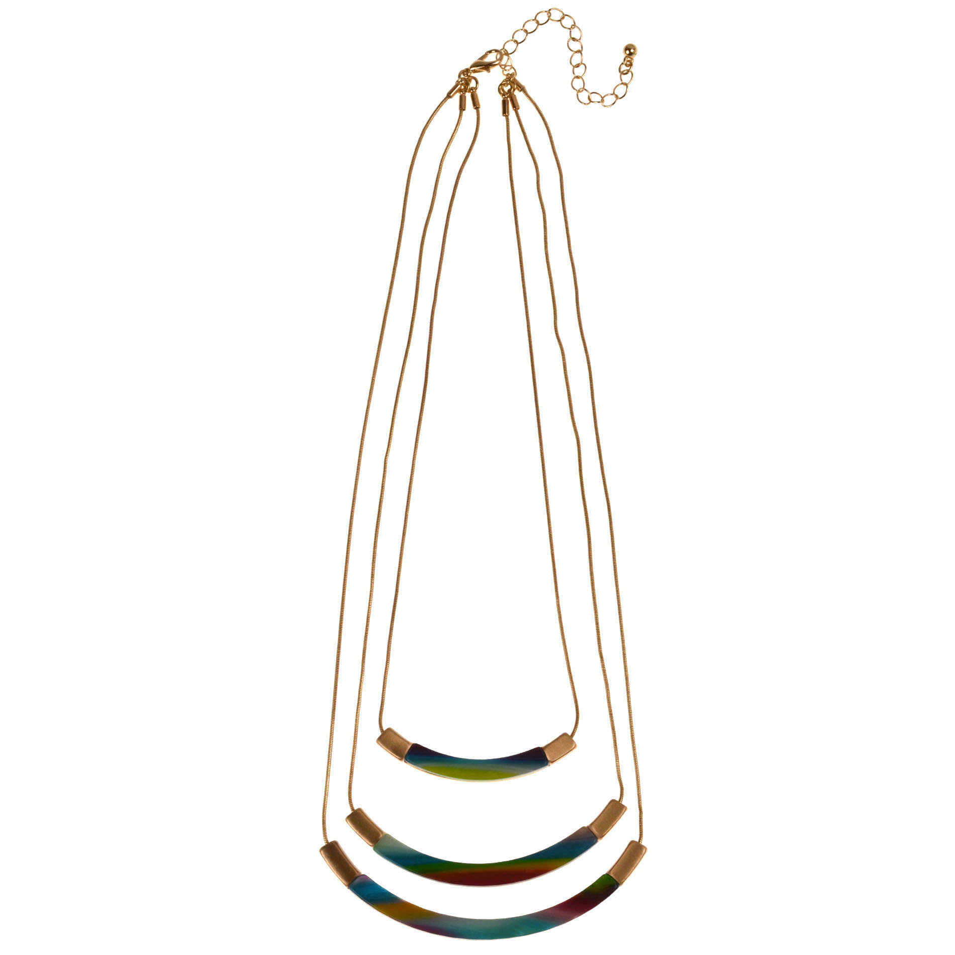 Studio S 3 Layered Plexi Necklace Kmart