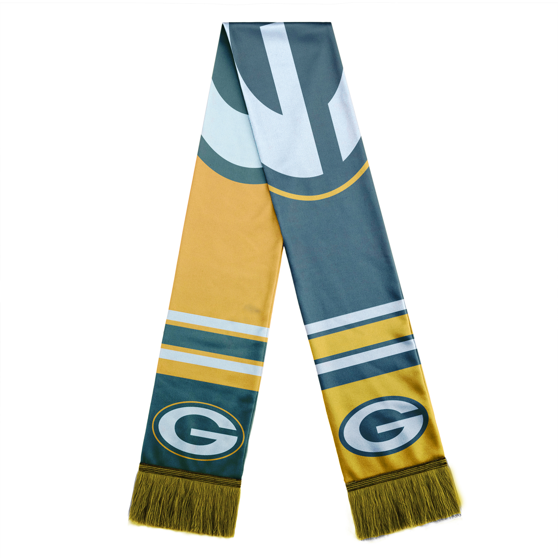 NFL Colorblock Big Logo Scarf &#8211; Green Bay Packers
